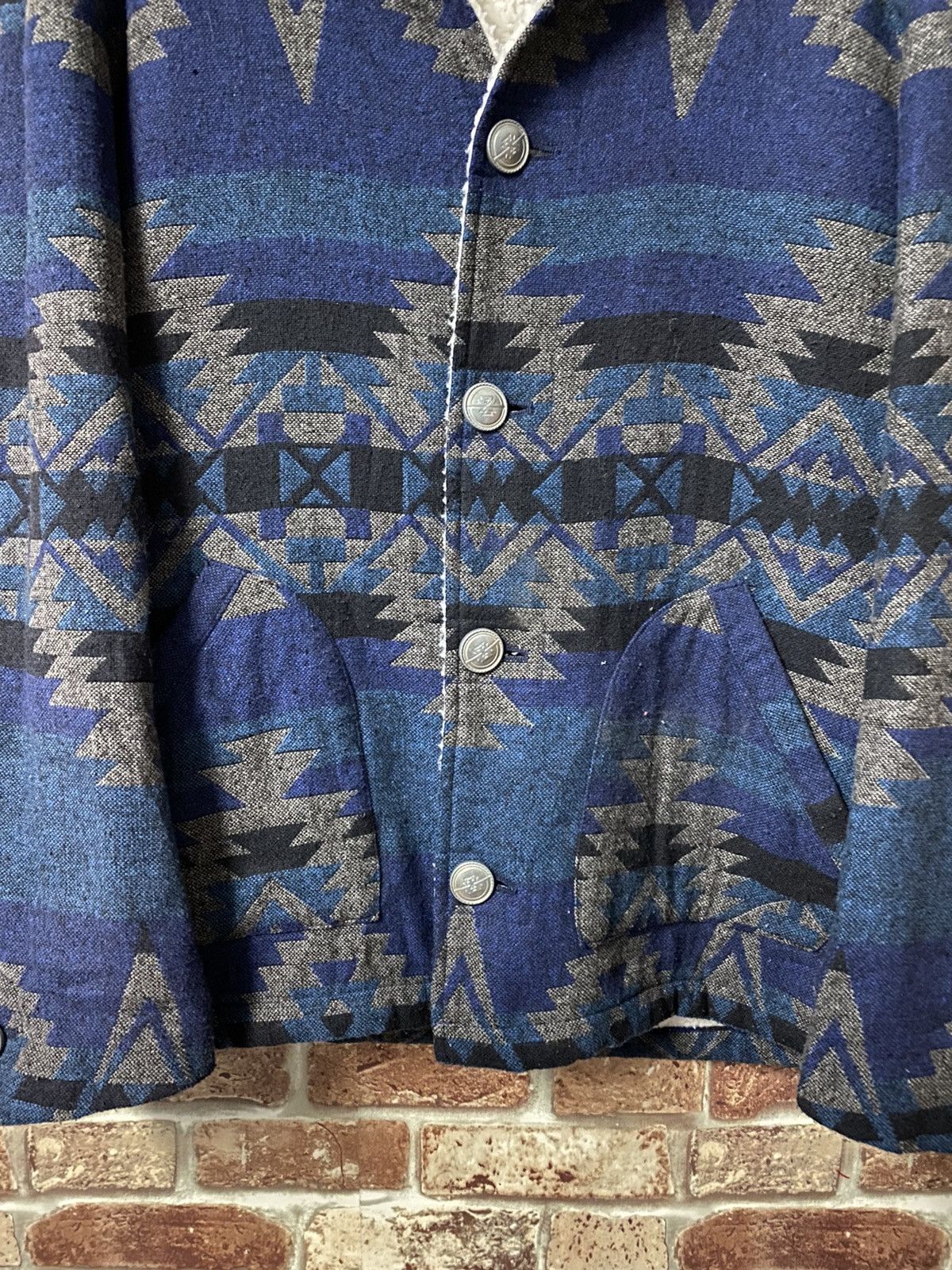 Japanese Brand FRSM NAVAJO FLEECE LINING JACKET NICE DESIGN Size US M / EU 48-50 / 2 - 5 Thumbnail