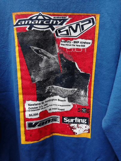 Vans × Vintage Vintage 90's Vans Skateboard Pullover Large Size Size US L / EU 52-54 / 3 - 2 Thumbnail