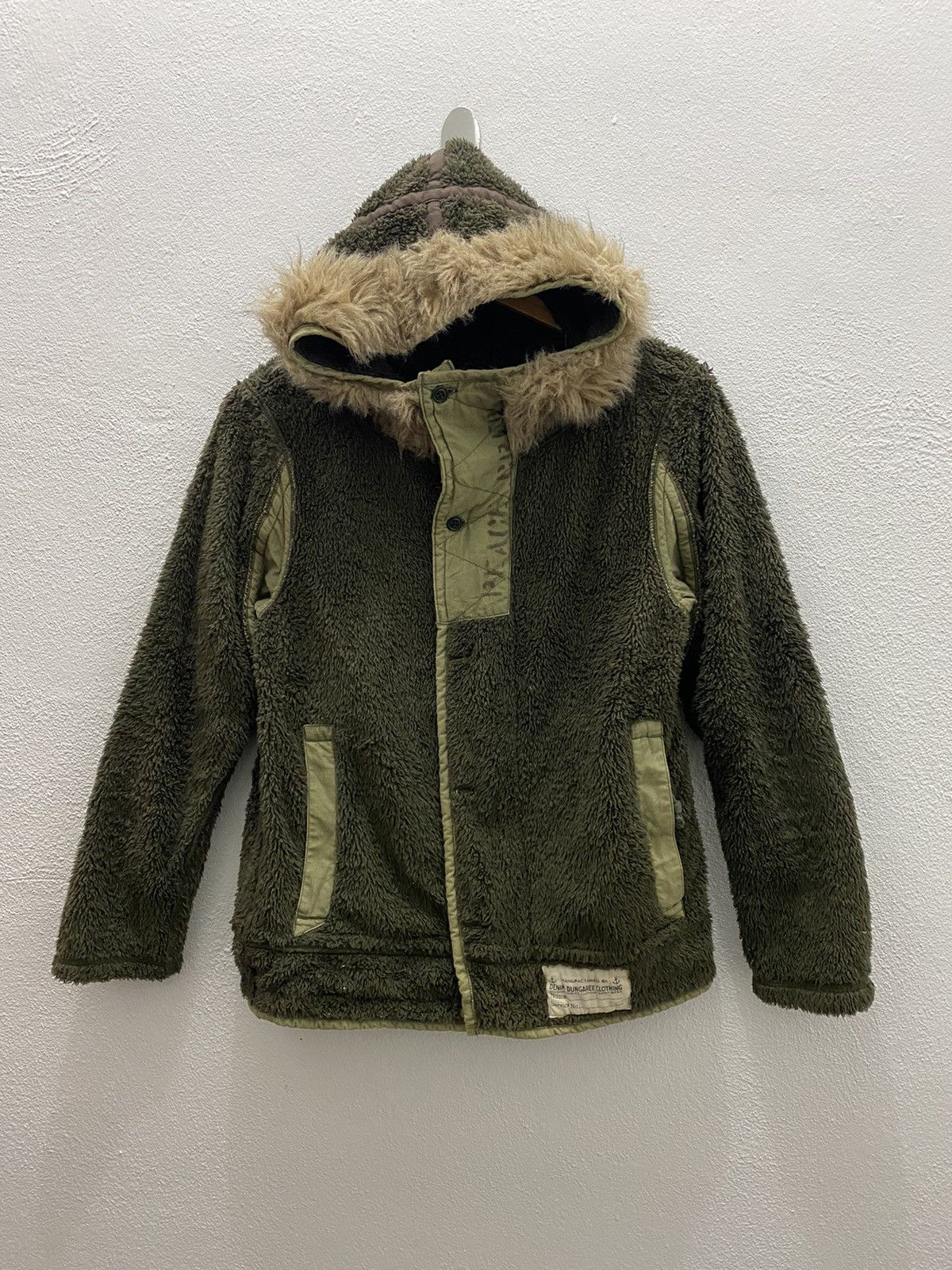 Japanese Brand Type D-1 DENIM DUNGAREE FLEECE HOODIES SWEATER Size US S / EU 44-46 / 1 - 2 Thumbnail