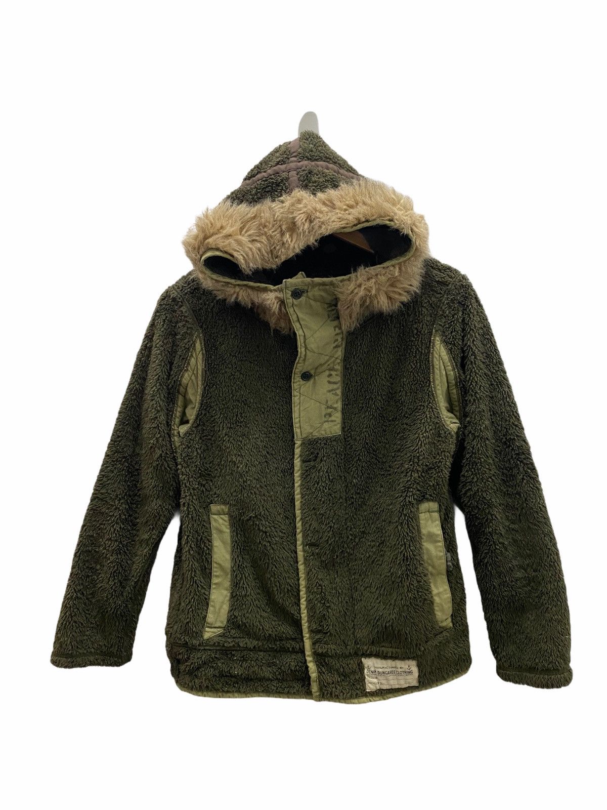 Japanese Brand Type D-1 DENIM DUNGAREE FLEECE HOODIES SWEATER Size US S / EU 44-46 / 1 - 1 Thumbnail