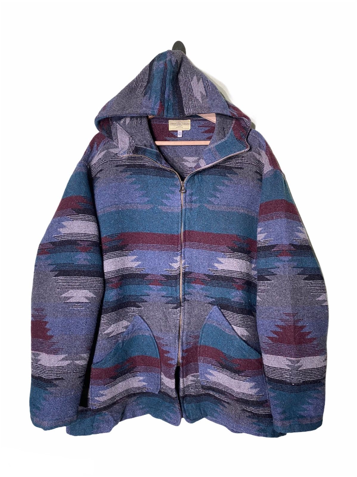image of Italian Designers x Navajo Cotton Company Navajo Made In Italy Jacket, Men's (Size Large)