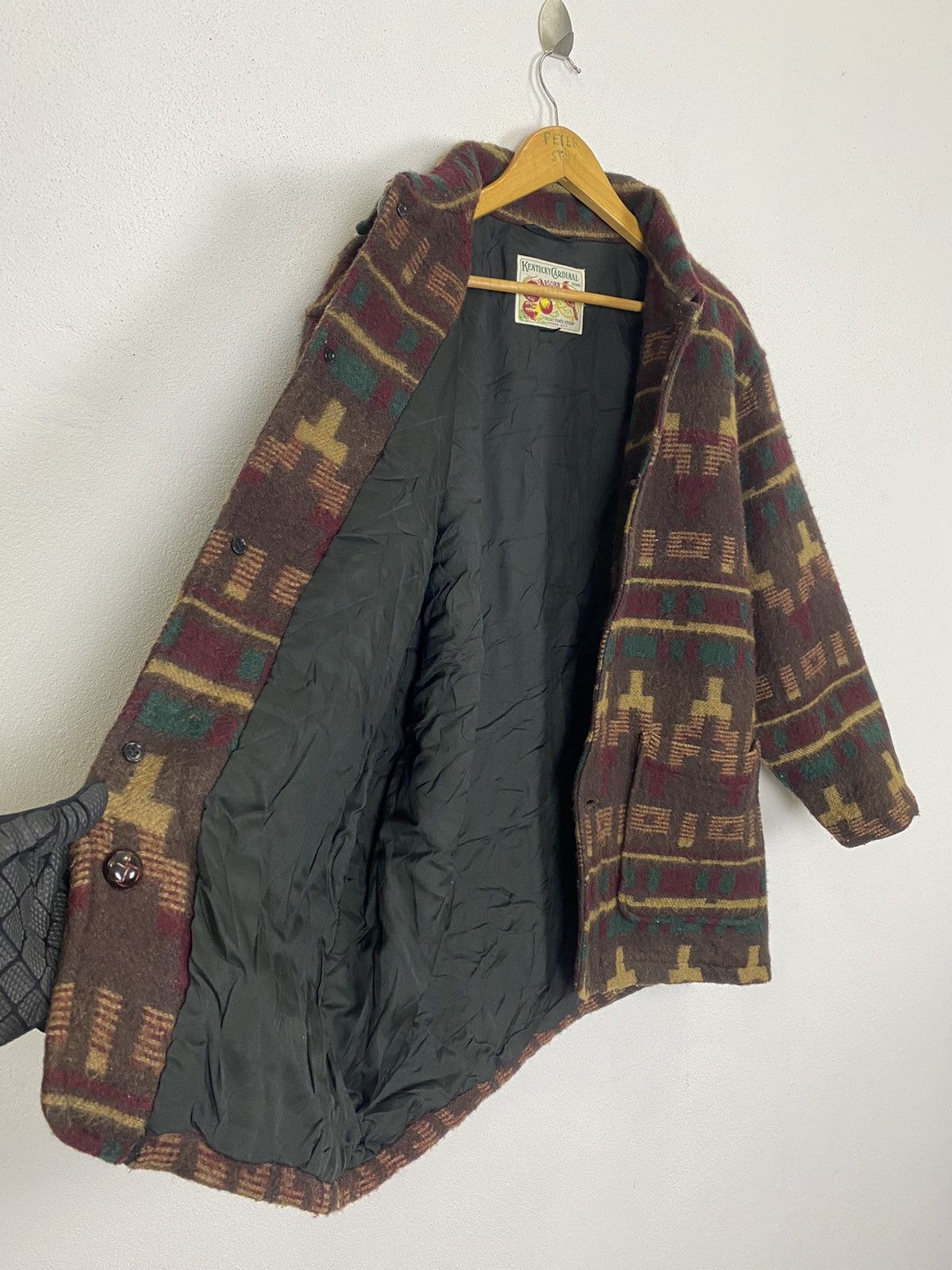 Vintage VTG KENTUCKY CARDINAL NAVAJO OVERSIZED MEN’S COAT - GK118 Size US M / EU 48-50 / 2 - 4 Thumbnail