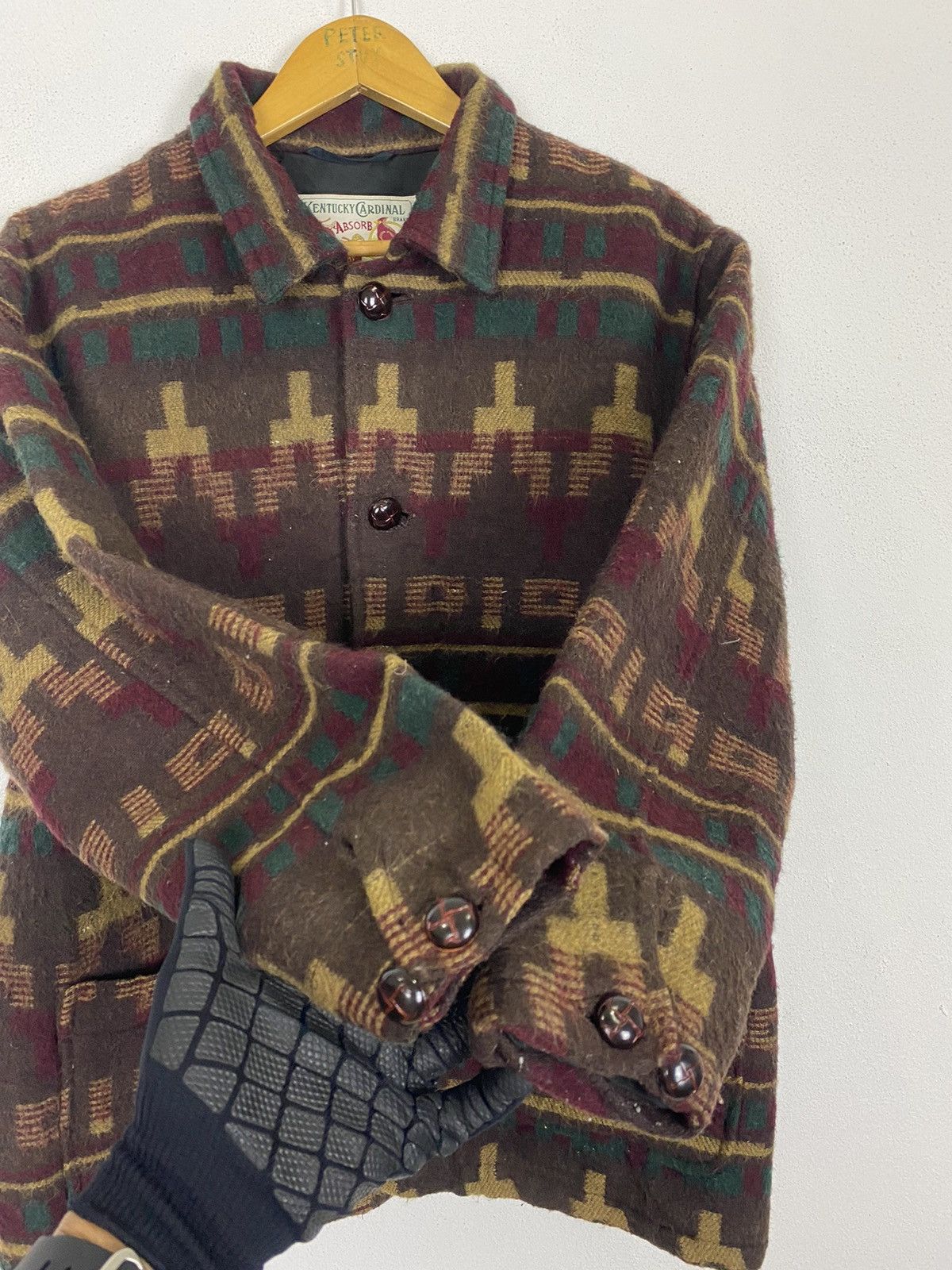 Vintage VTG KENTUCKY CARDINAL NAVAJO OVERSIZED MEN’S COAT - GK118 Size US M / EU 48-50 / 2 - 7 Thumbnail