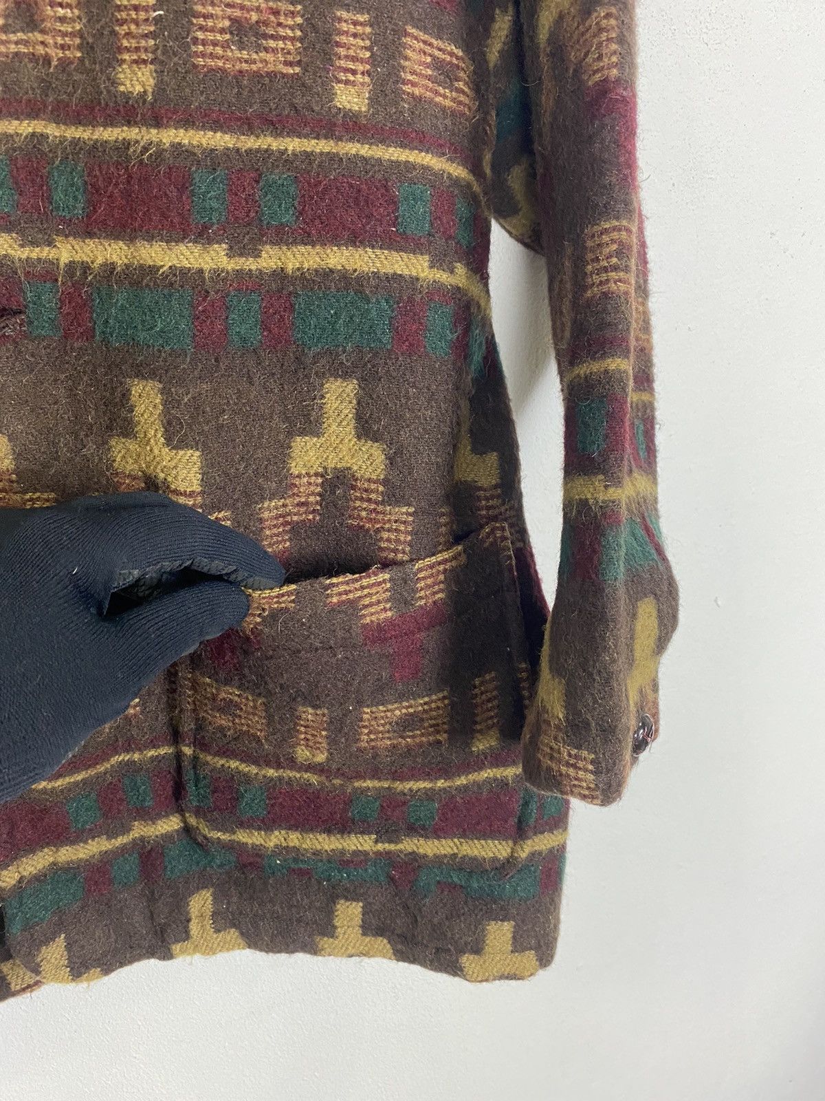 Vintage VTG KENTUCKY CARDINAL NAVAJO OVERSIZED MEN’S COAT - GK118 Size US M / EU 48-50 / 2 - 8 Thumbnail