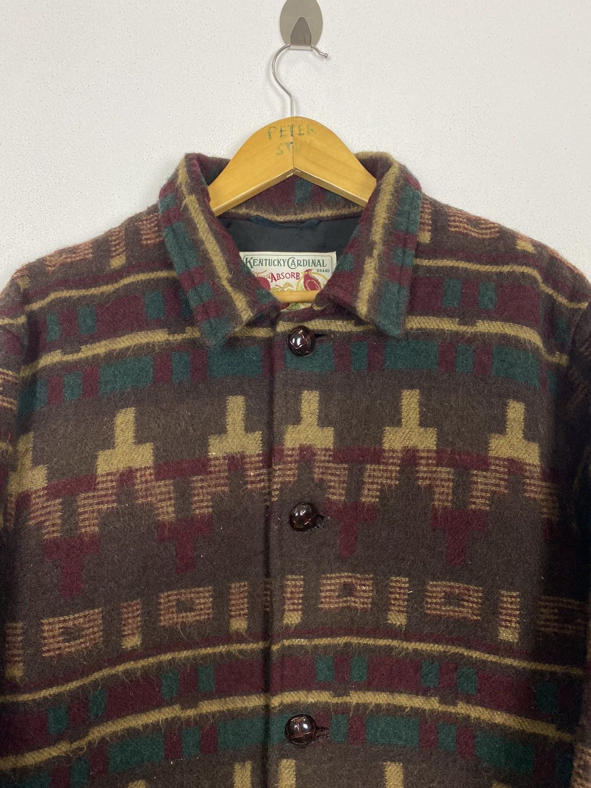 Vintage VTG KENTUCKY CARDINAL NAVAJO OVERSIZED MEN’S COAT - GK118 Size US M / EU 48-50 / 2 - 6 Thumbnail