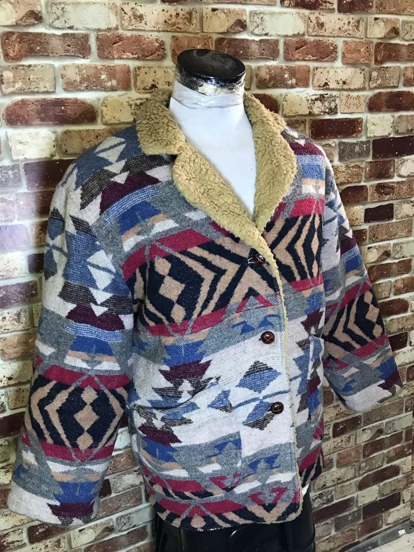 Japanese Brand HAMA-STA NAVAJO BUTTON JACKET Size US L / EU 52-54 / 3 - 4 Thumbnail