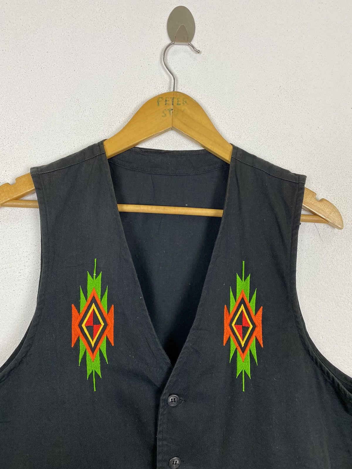 Native NATIVE CHIMAYO COTTON VEST Size US M / EU 48-50 / 2 - 3 Thumbnail