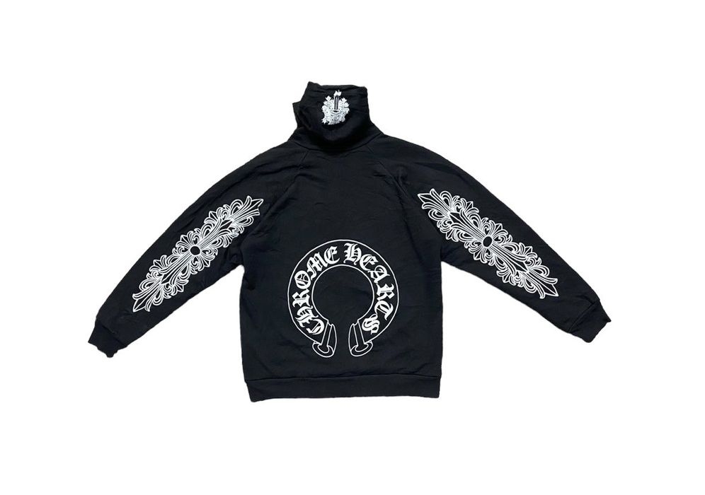 Chrome Hearts Vintage Chrome Hearts Thermal Hoodie Dagger | Grailed