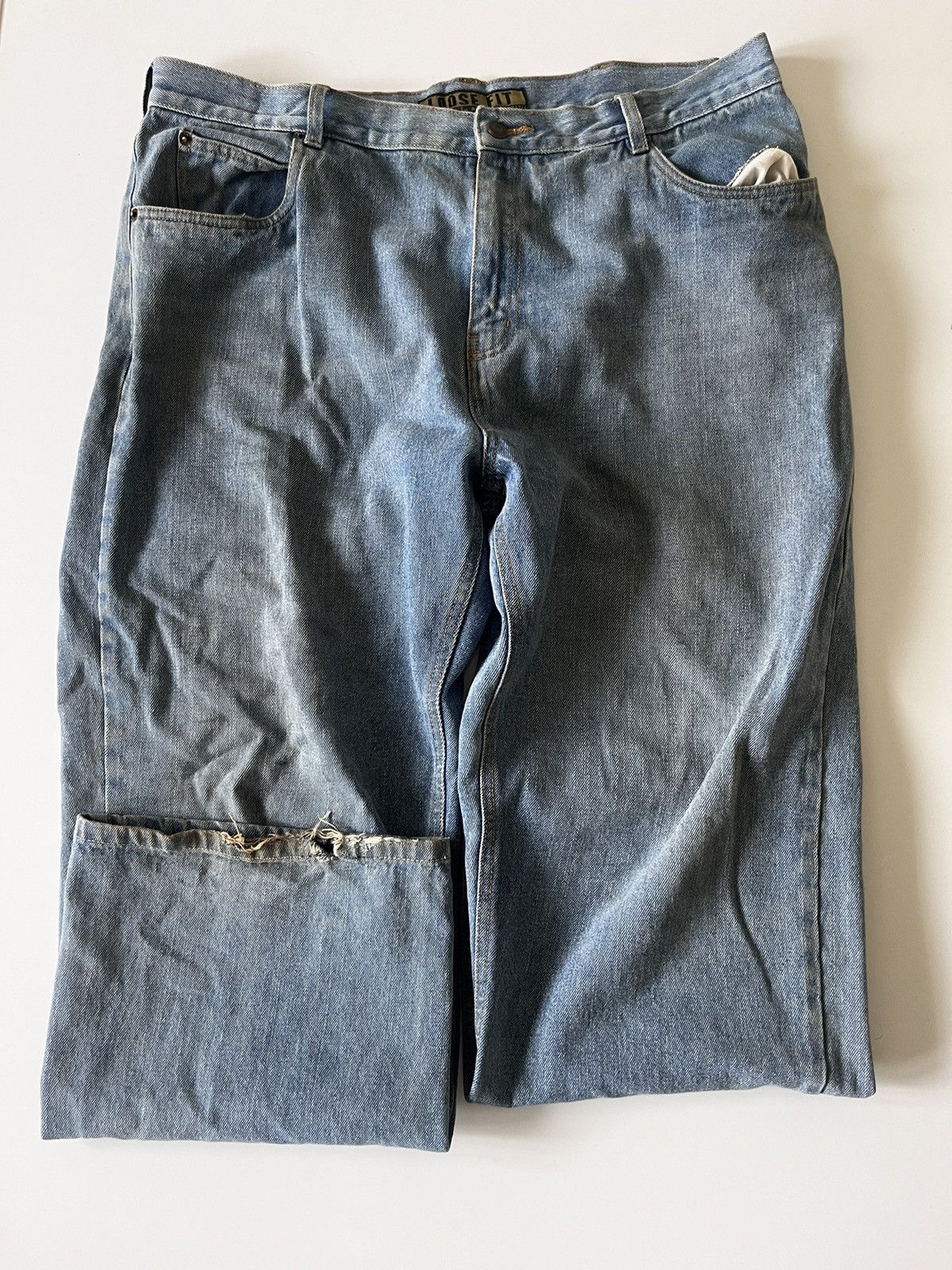 Steve And Barrys Steve & barrys vintage y2k baggy denim pants skater ...