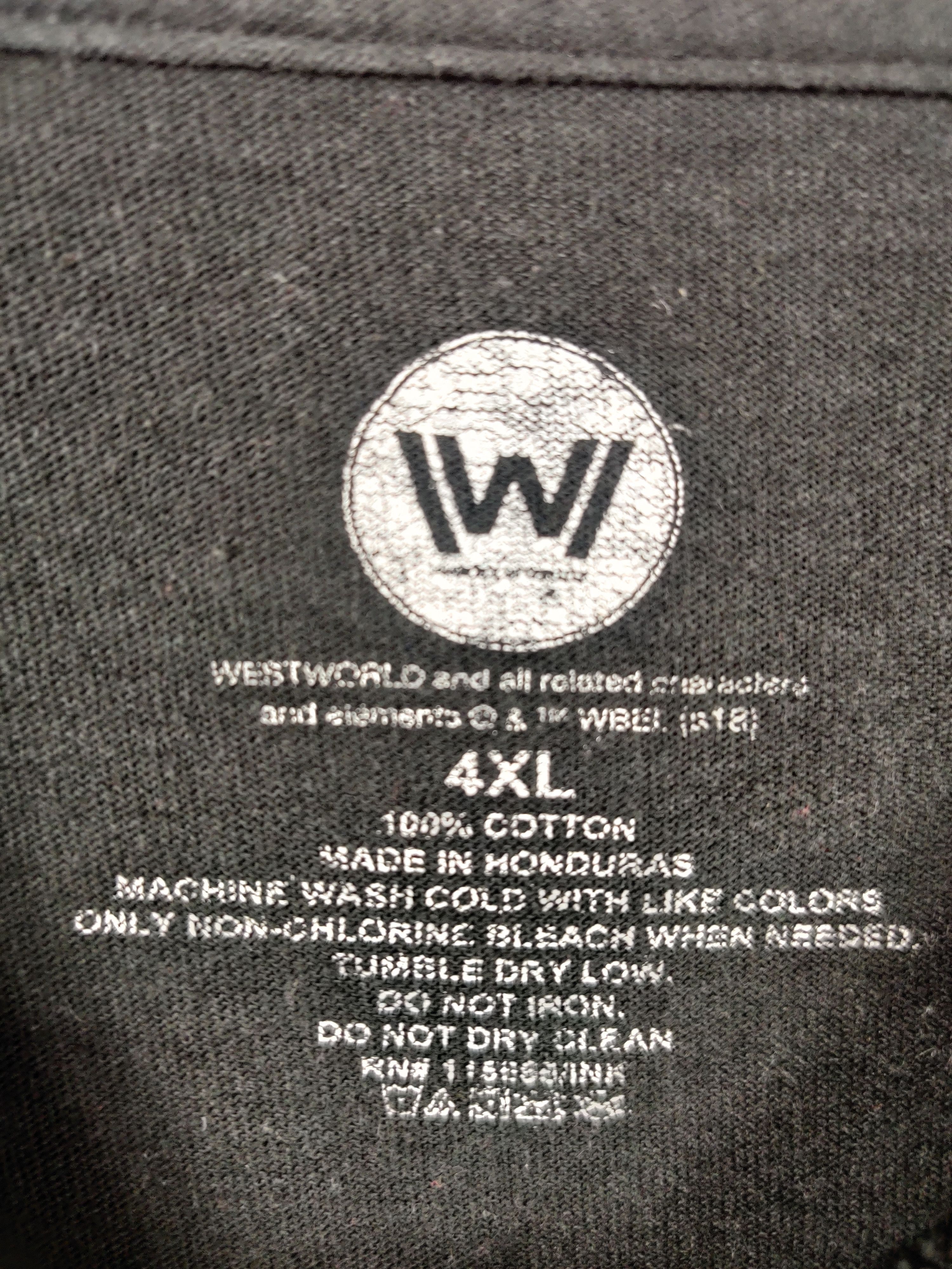 Vintage Vintage Trashed Distressed Westworld Tee Tshirt Size US XXL / EU 58 / 5 - 4 Thumbnail