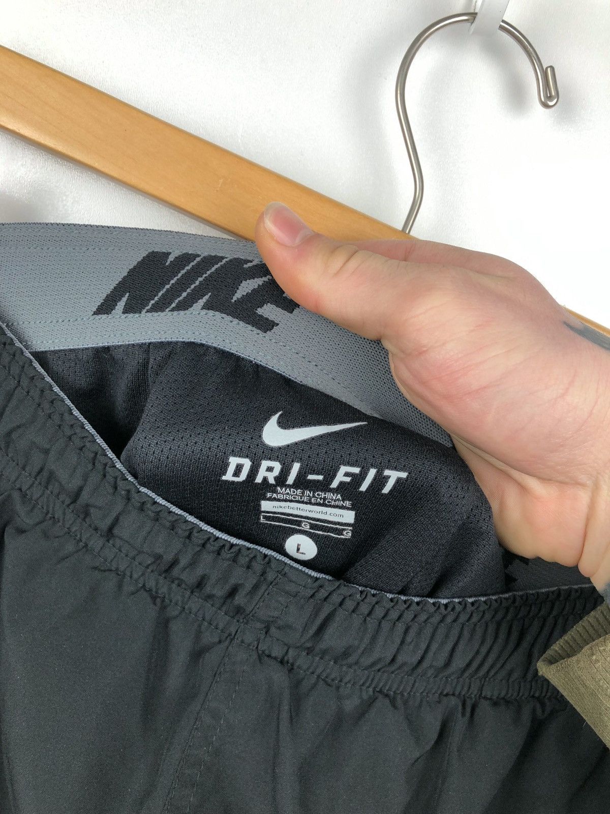 Japanese Brand × Nike Vintage Nike Dri Fit pants travis drill outfit y2k Size US 34 / EU 50 - 5 Thumbnail