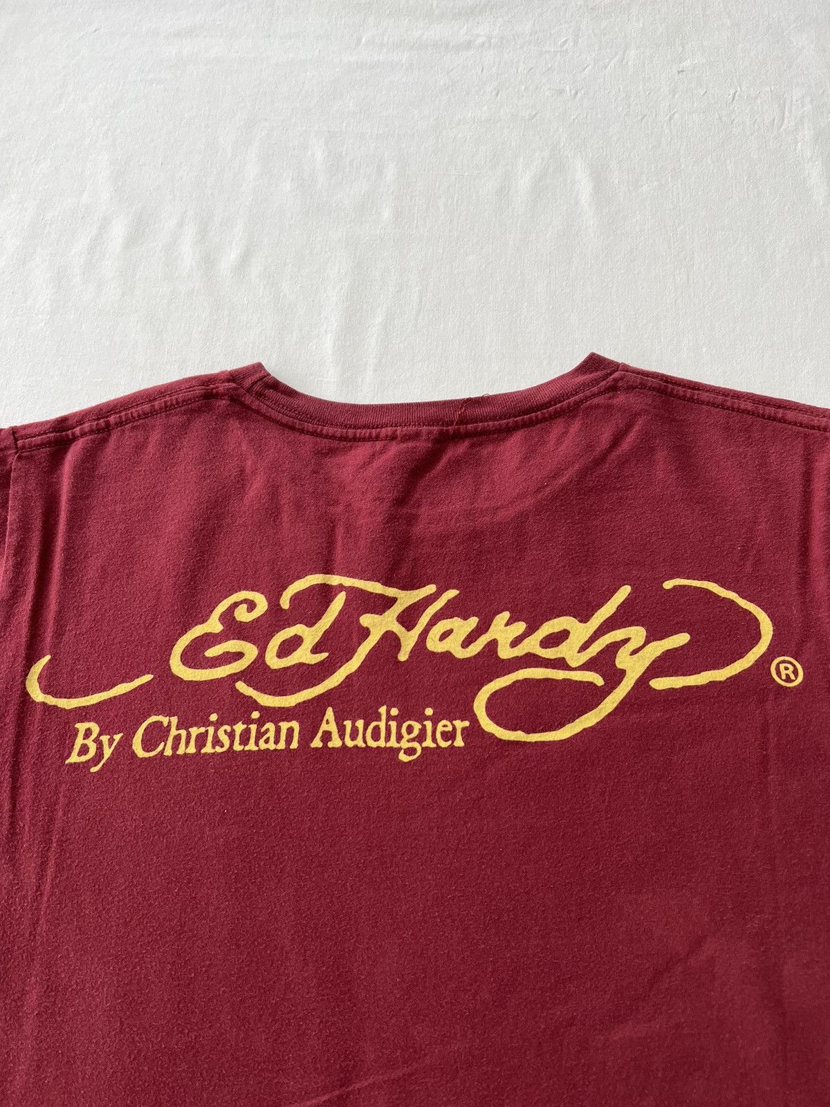 Christian Audigier Ed Hardy Christian Audigier Eagle Streetwear Red Tee Size US S / EU 44-46 / 1 - 8 Thumbnail