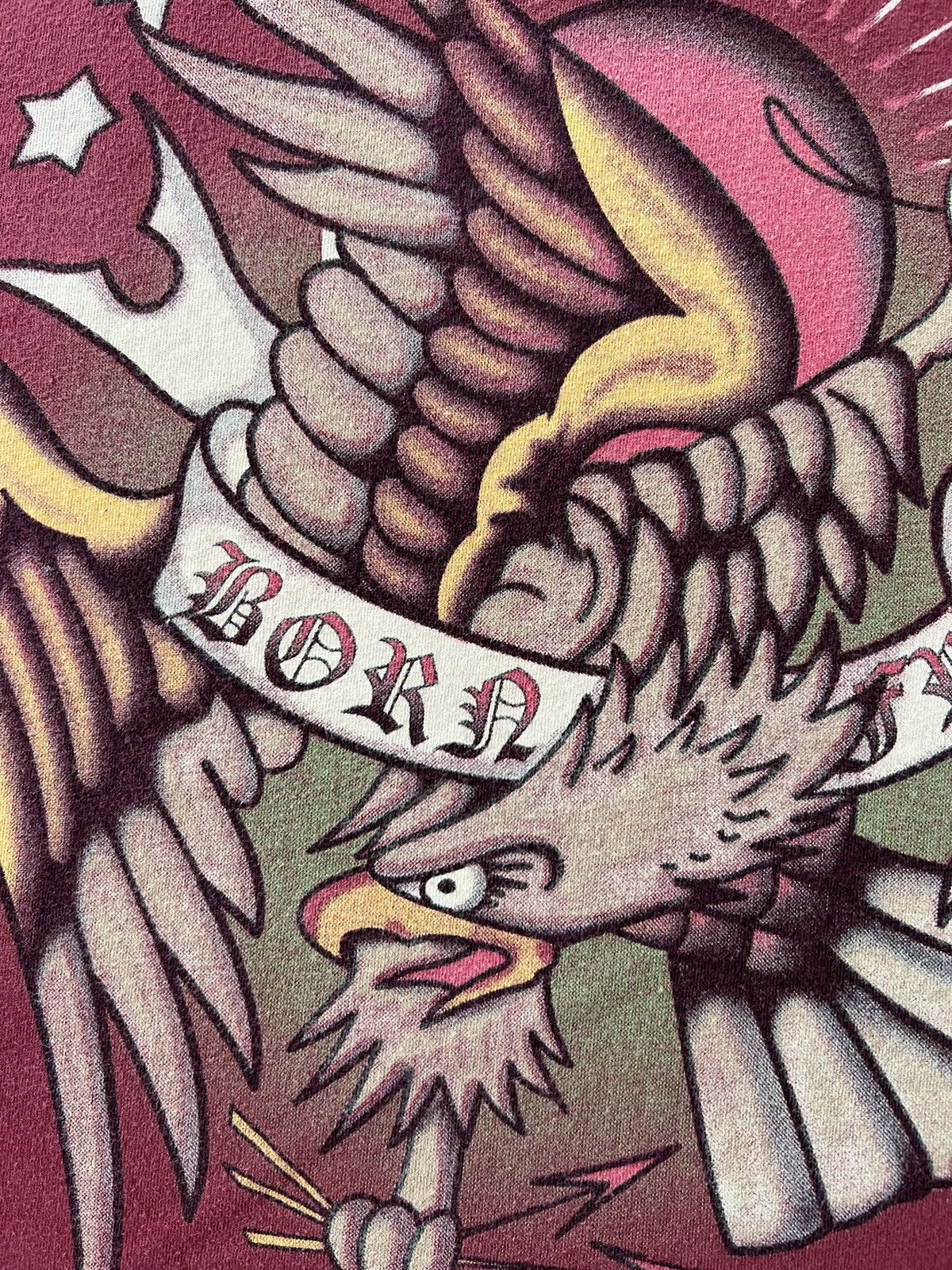 Christian Audigier Ed Hardy Christian Audigier Eagle Streetwear Red Tee Size US S / EU 44-46 / 1 - 4 Thumbnail