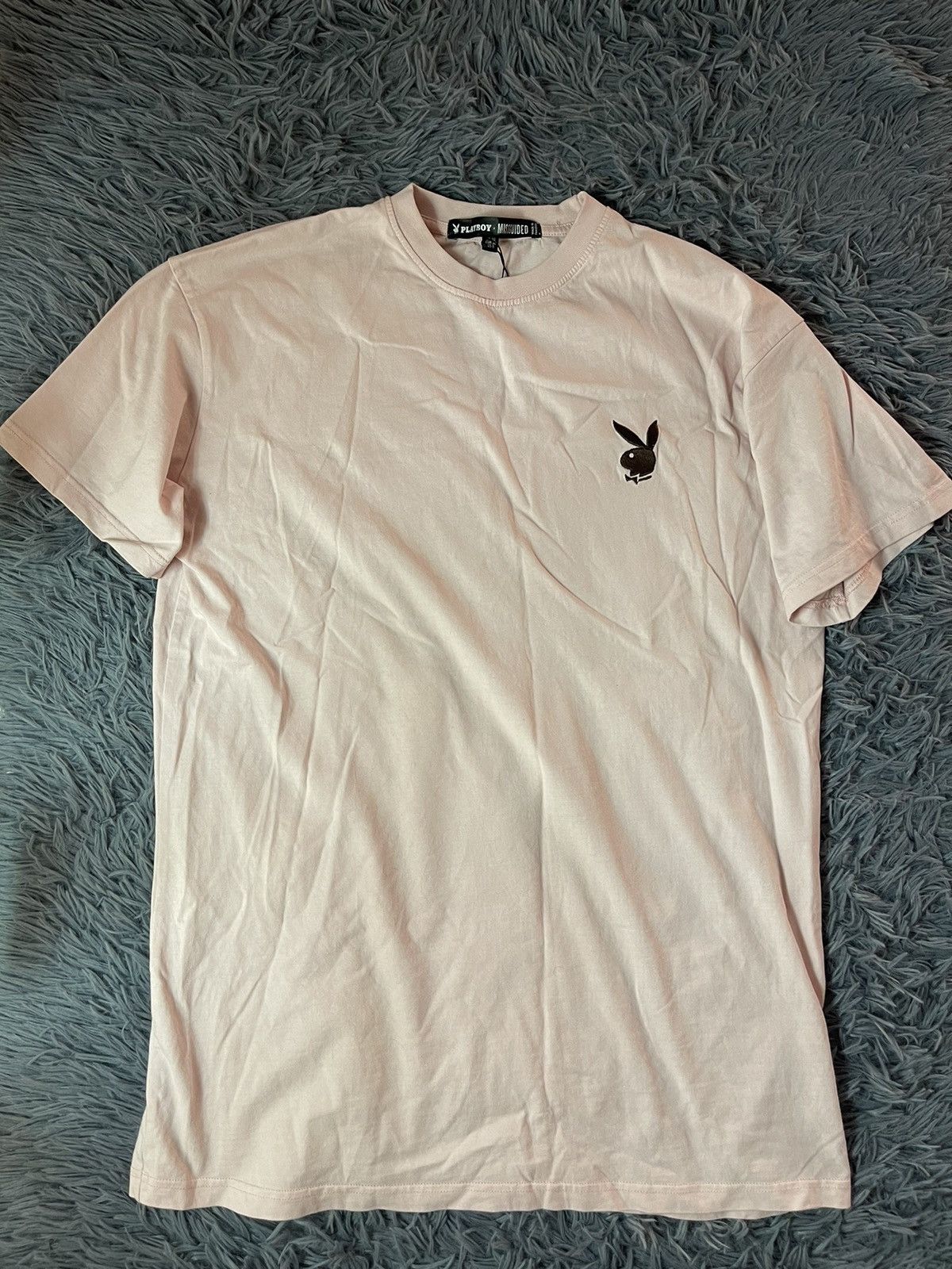 Playboy PlayBoy x Missguided pop art erotic print oversized t-shirt Size US L / EU 52-54 / 3 - 5 Thumbnail