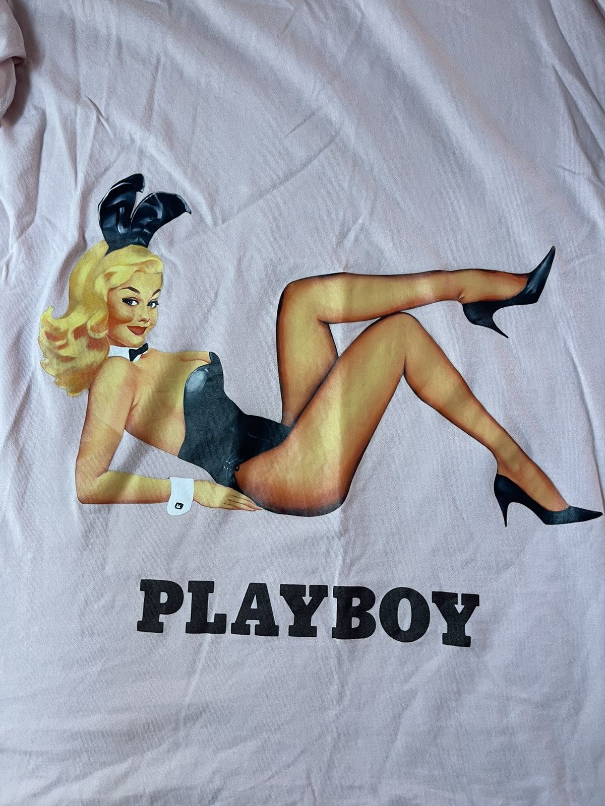 Playboy PlayBoy x Missguided pop art erotic print oversized t-shirt Size US L / EU 52-54 / 3 - 2 Thumbnail