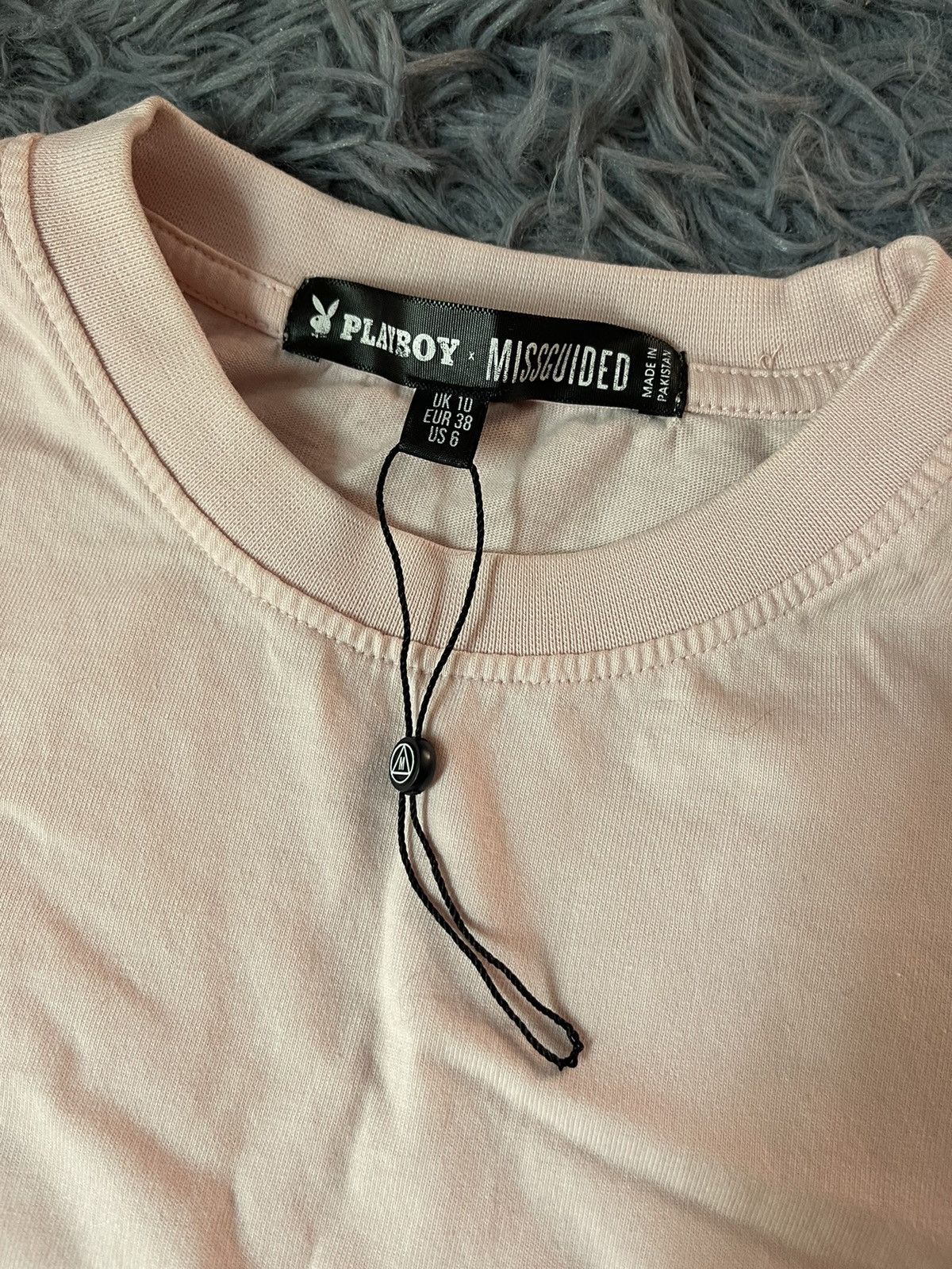 Playboy PlayBoy x Missguided pop art erotic print oversized t-shirt Size US L / EU 52-54 / 3 - 3 Thumbnail