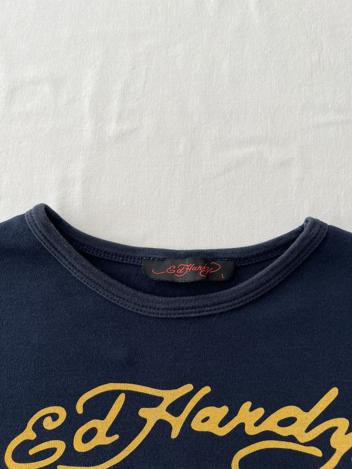 Christian Audigier Ed Hardy Christian Audigier Eagle Streetwear Navy Tee Size US L / EU 52-54 / 3 - 6 Thumbnail