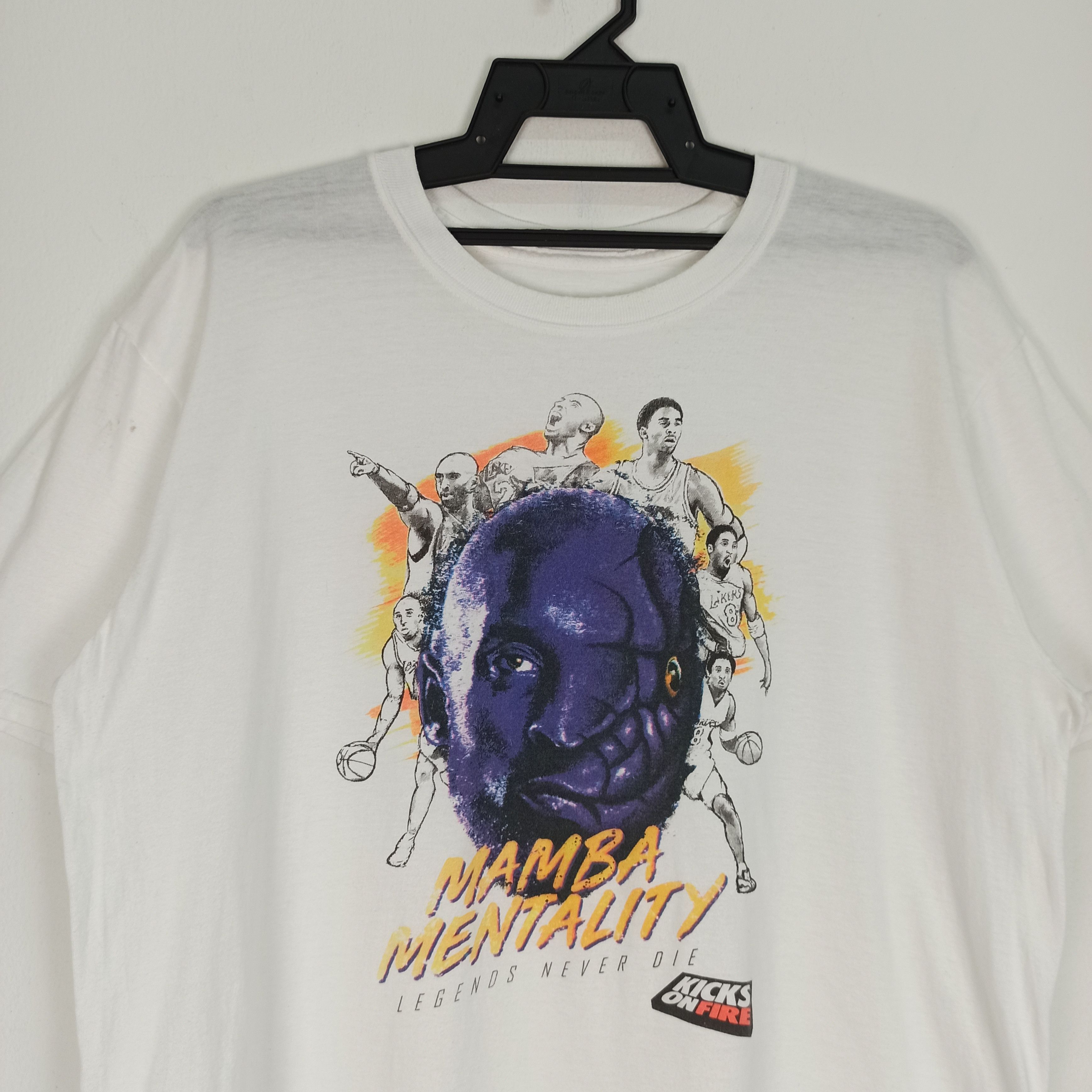 NBA Rare Kobe Mamba Mentality "Legends Never Die" Tshirt Size US L / EU 52-54 / 3 - 2 Thumbnail