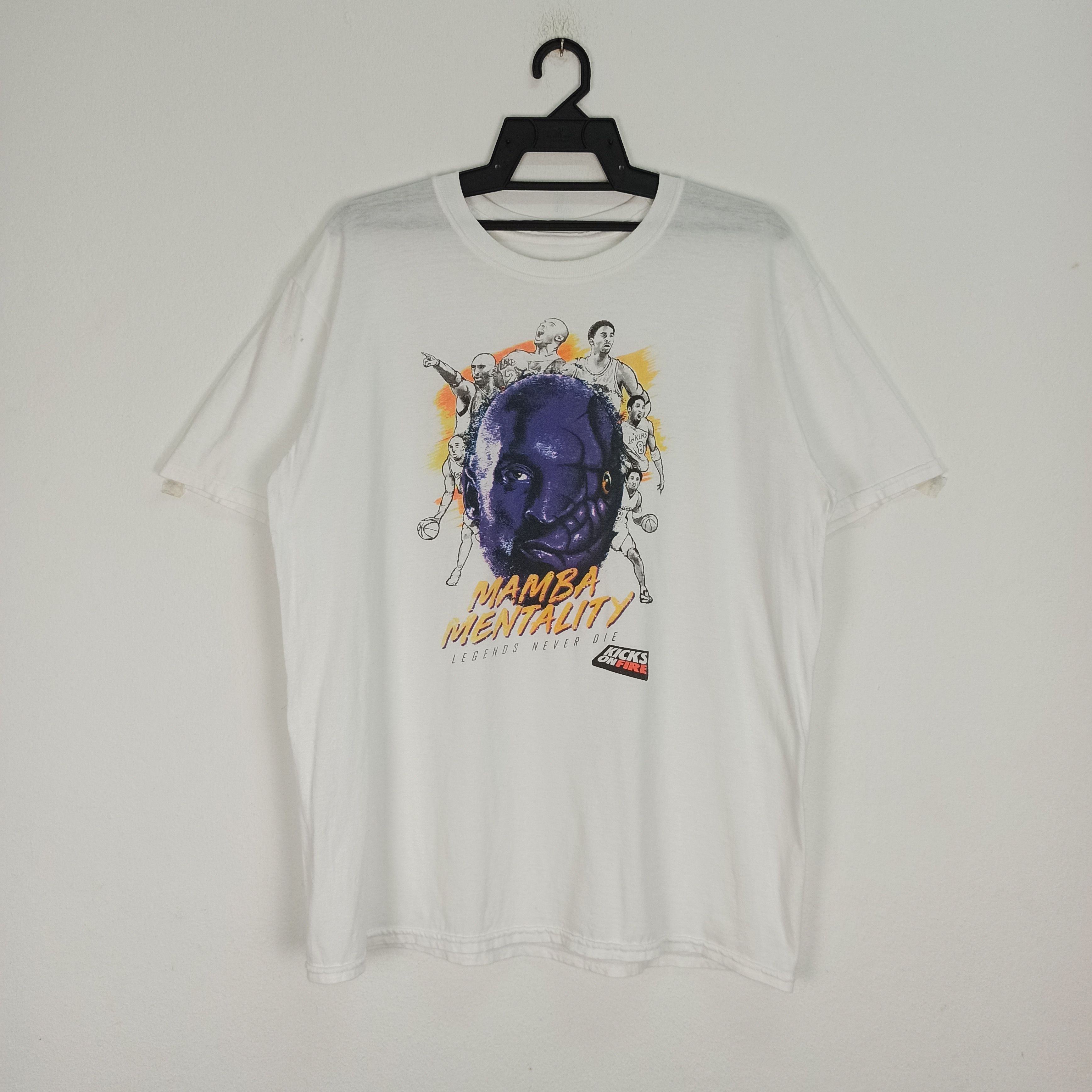 NBA Rare Kobe Mamba Mentality "Legends Never Die" Tshirt Size US L / EU 52-54 / 3 - 1 Thumbnail