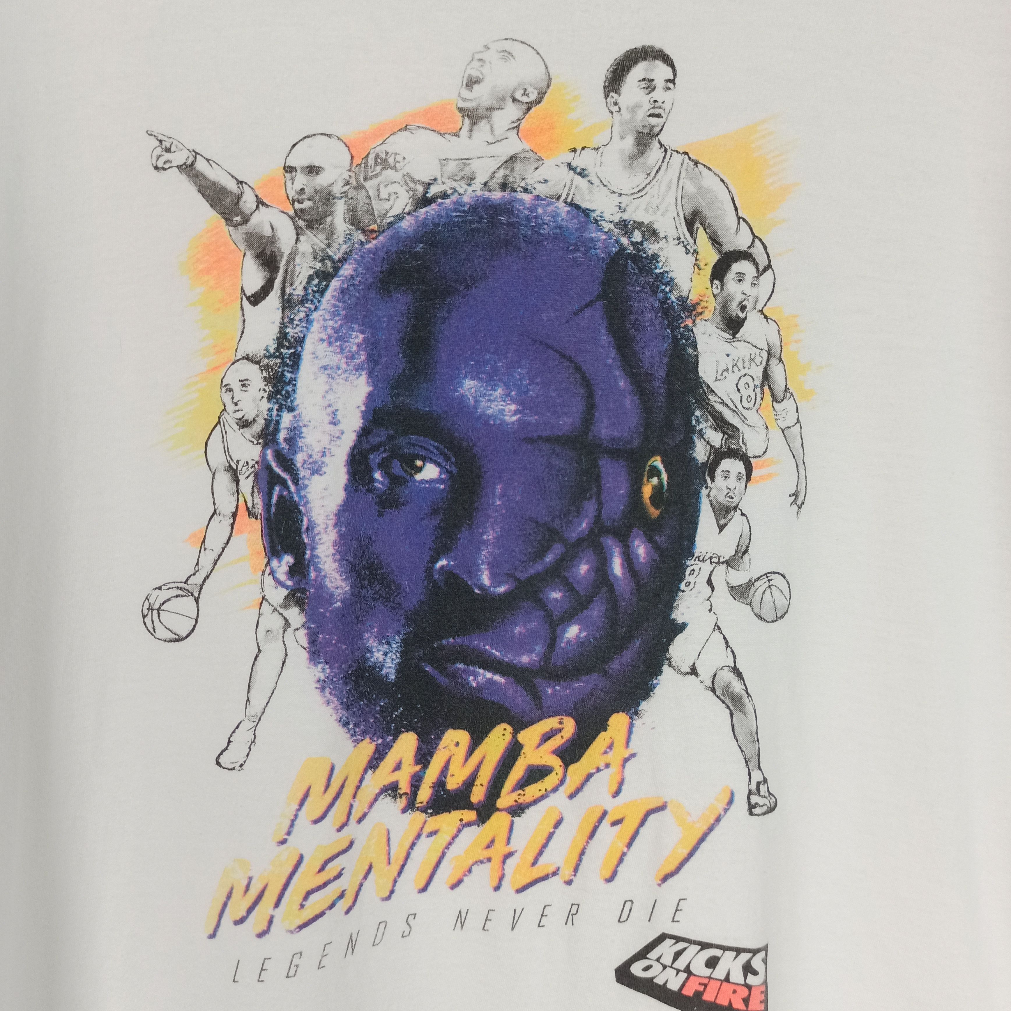 NBA Rare Kobe Mamba Mentality "Legends Never Die" Tshirt Size US L / EU 52-54 / 3 - 3 Thumbnail