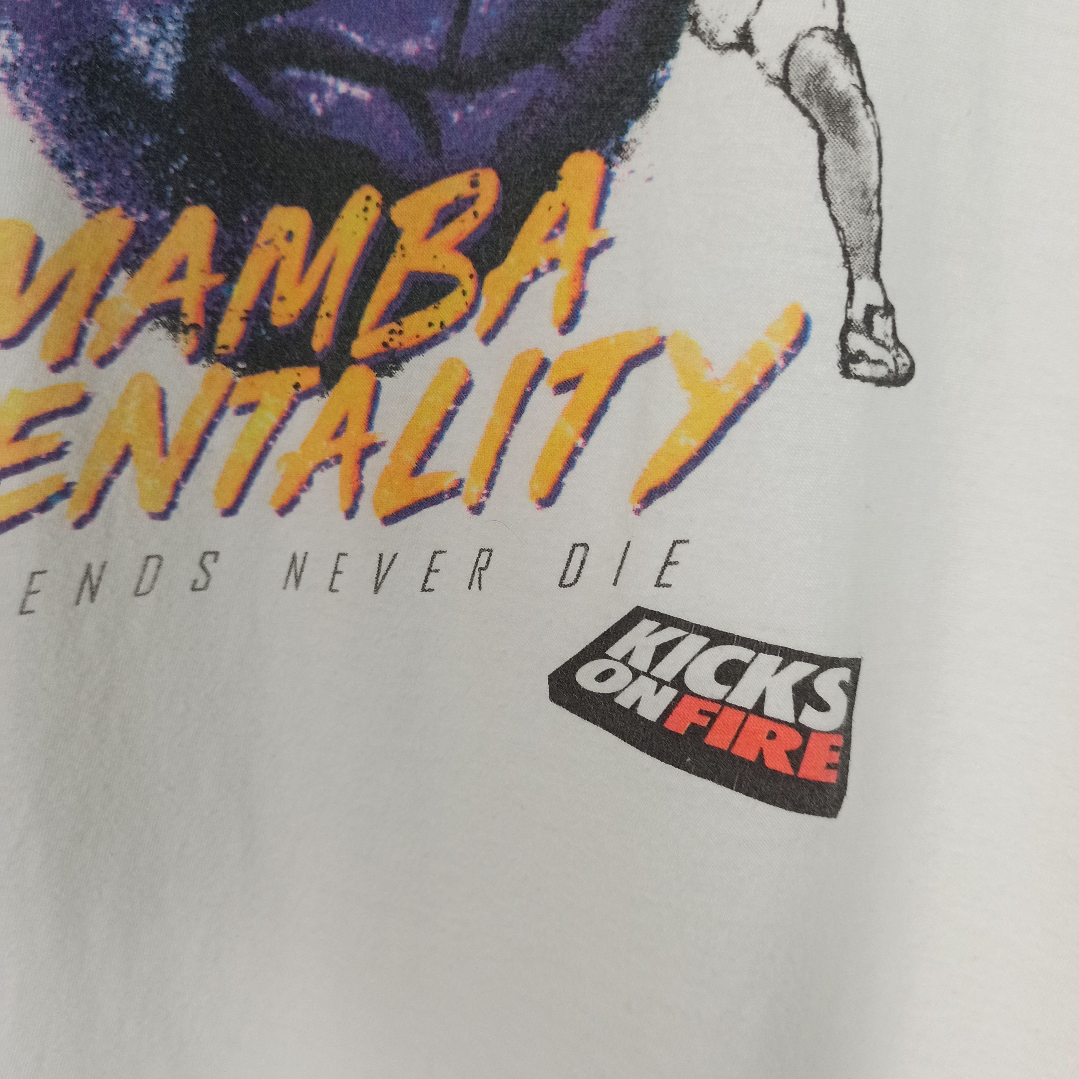 NBA Rare Kobe Mamba Mentality "Legends Never Die" Tshirt Size US L / EU 52-54 / 3 - 6 Thumbnail