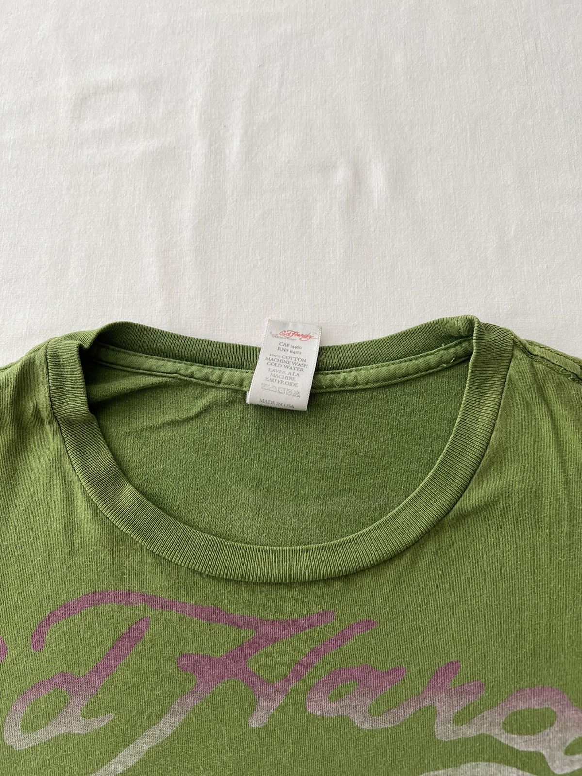 Christian Audigier Ed Hardy Christian Audigier Wolf Streetwear Green Tee Size US M / EU 48-50 / 2 - 6 Thumbnail