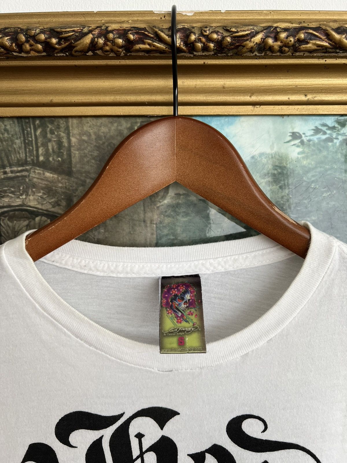 Christian Audigier Ed Hardy Christian Audigier Skull Streetwear White Tee Size US S / EU 44-46 / 1 - 7 Thumbnail