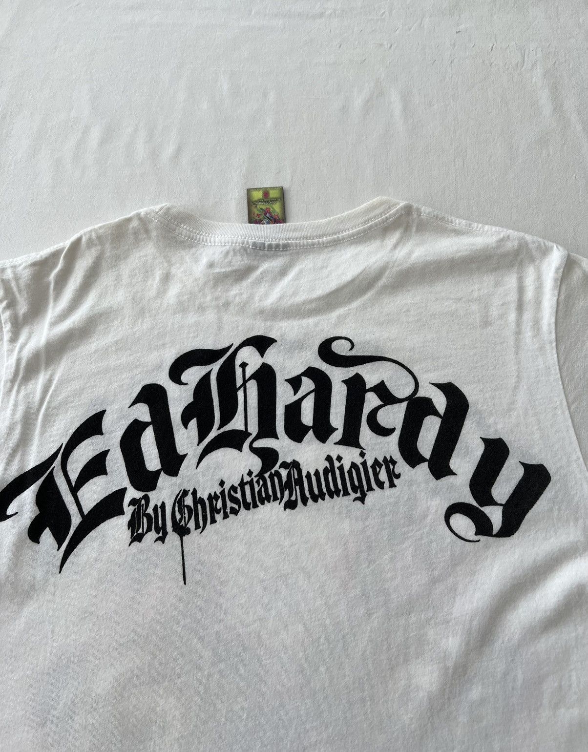 Christian Audigier Ed Hardy Christian Audigier Skull Streetwear White Tee Size US S / EU 44-46 / 1 - 12 Thumbnail