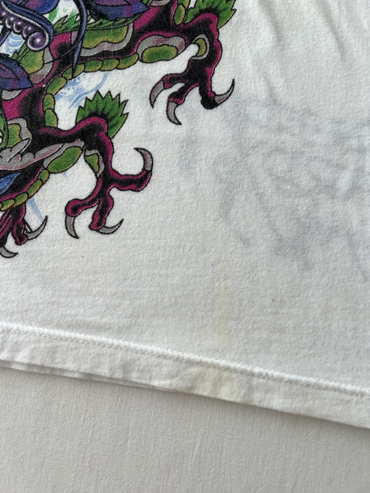 Christian Audigier Ed Hardy Christian Audigier Skull Streetwear White Tee Size US S / EU 44-46 / 1 - 5 Thumbnail