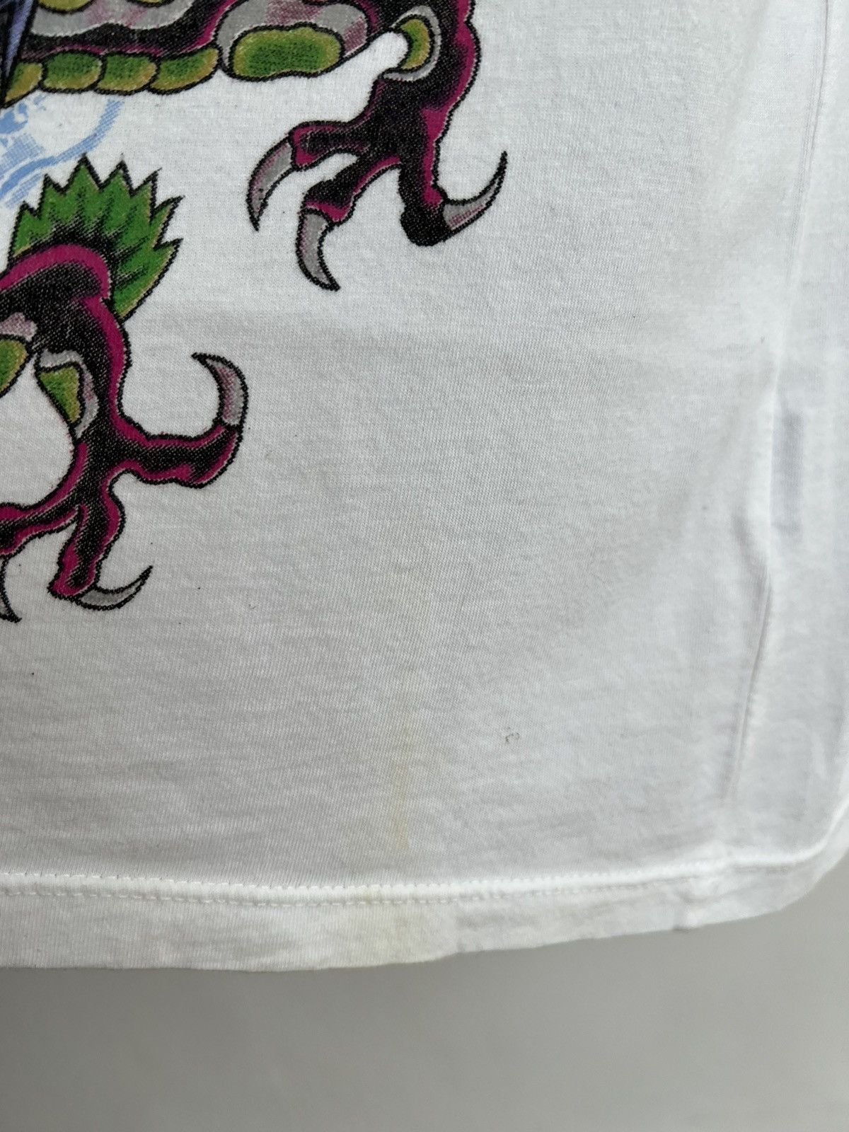 Christian Audigier Ed Hardy Christian Audigier Skull Streetwear White Tee Size US S / EU 44-46 / 1 - 6 Thumbnail
