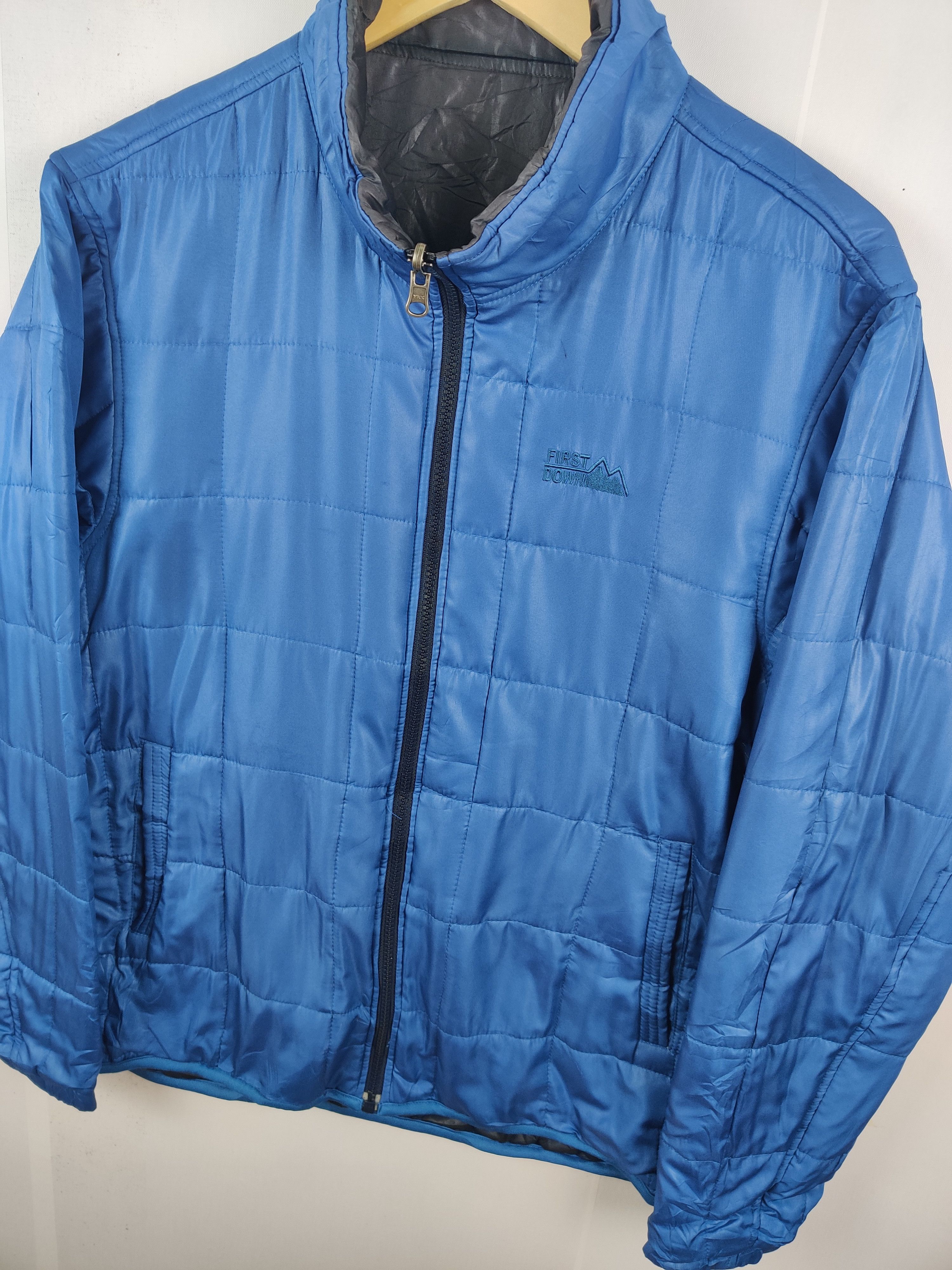 Japanese Brand Vintage First Down Zip Up Jacket Size US M / EU 48-50 / 2 - 3 Thumbnail