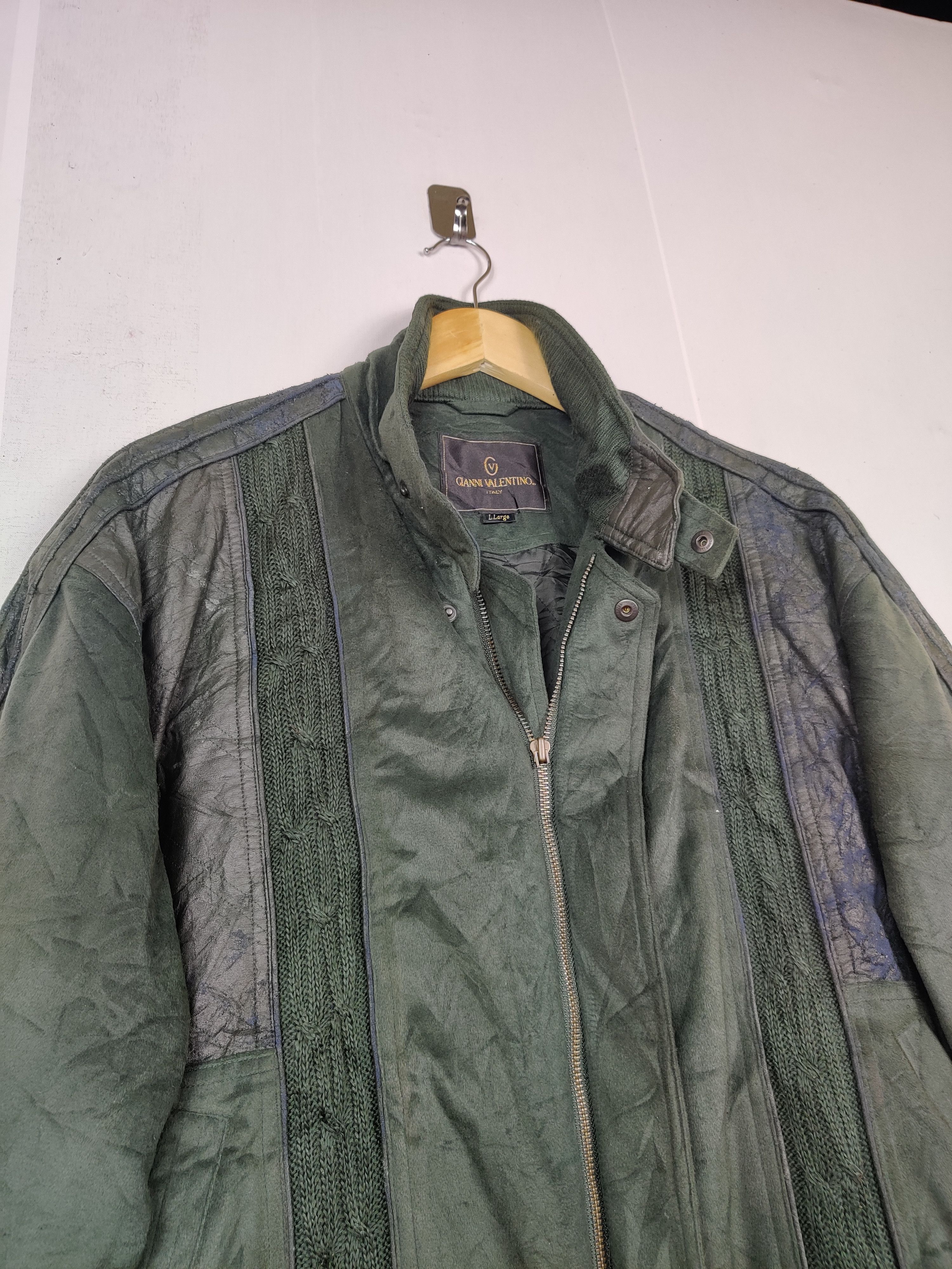 Gianni Valentino × Vintage Vintage Gianni Valentino Zipper Jacket Size US L / EU 52-54 / 3 - 9 Thumbnail