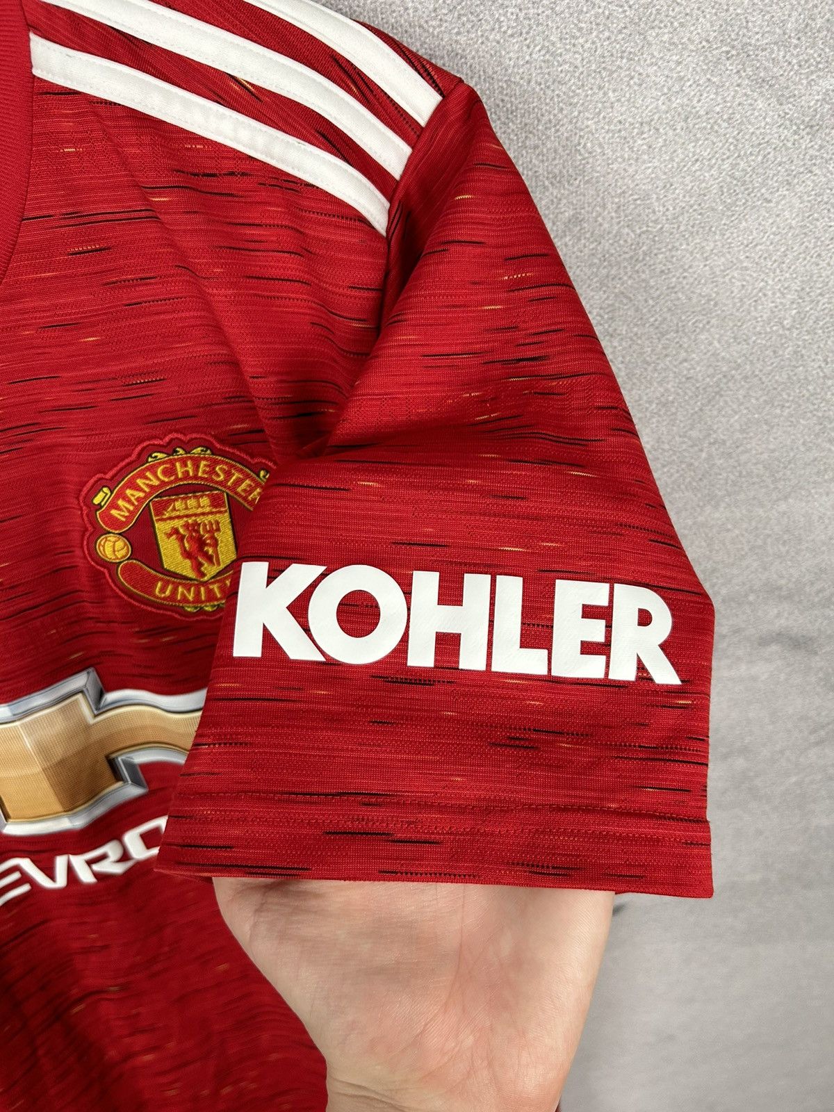 Adidas Manchester United 2020/2021 Soccer Jersey Football Size US L / EU 52-54 / 3 - 4 Thumbnail