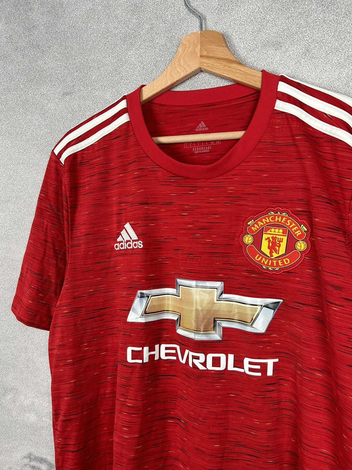 Adidas Manchester United 2020/2021 Soccer Jersey Football Size US L / EU 52-54 / 3 - 3 Thumbnail