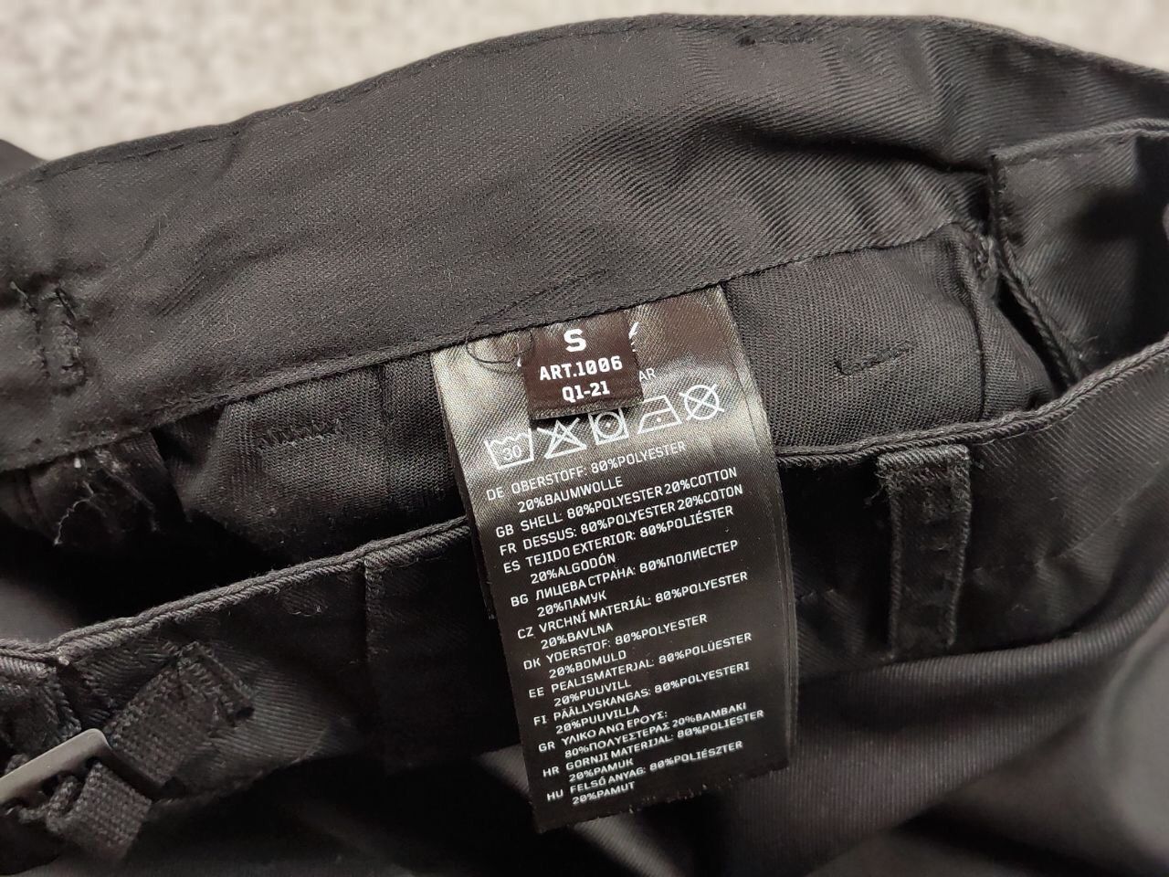 Japanese Brand New Vintage Japanese style classic Black Cargo Pants Hype Size US 32 / EU 48 - 20 Thumbnail
