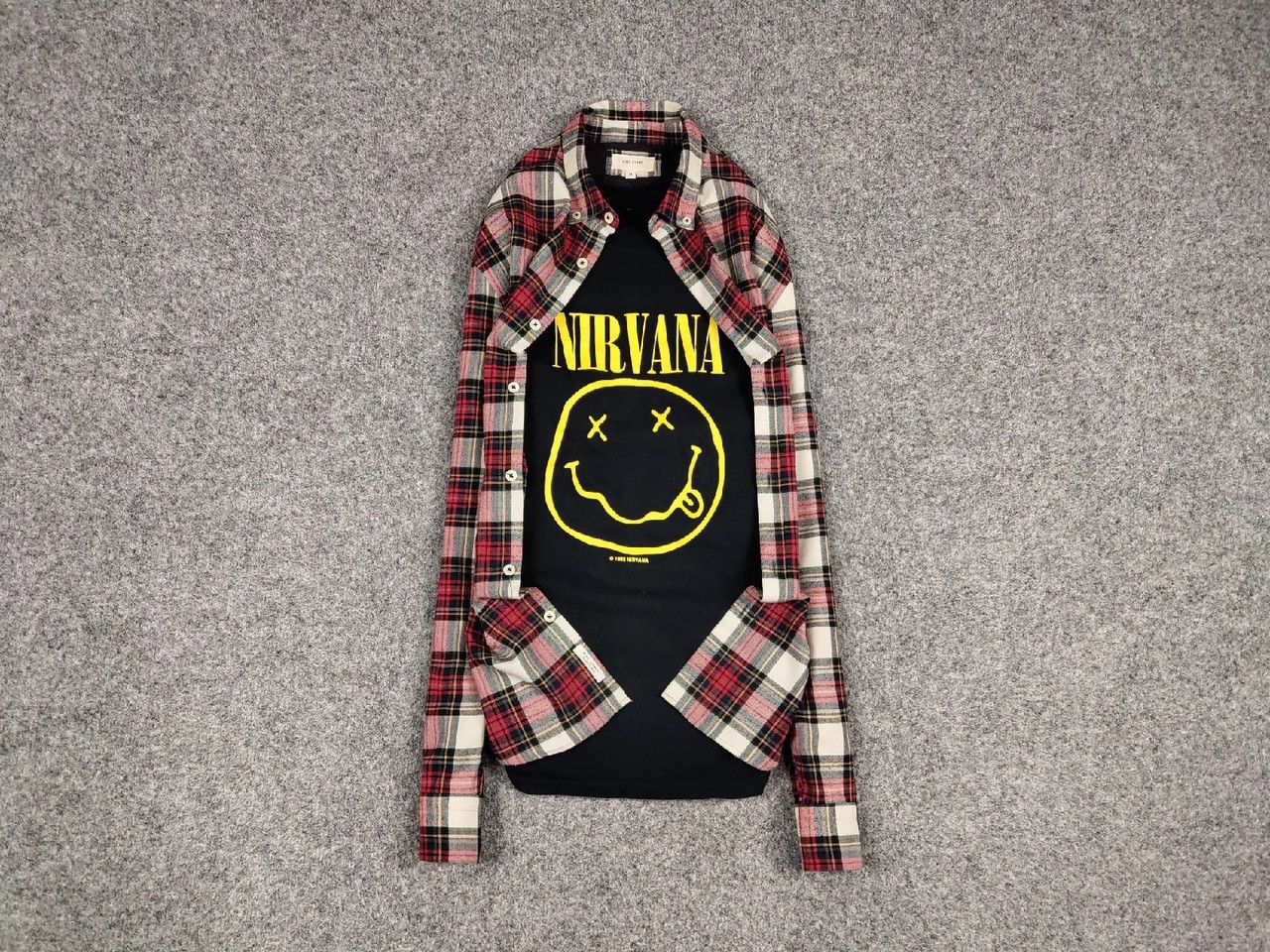 Flannel Vintage Flannel Shirt Travis Scott Style Size US M / EU 48-50 / 2 - 1 Thumbnail