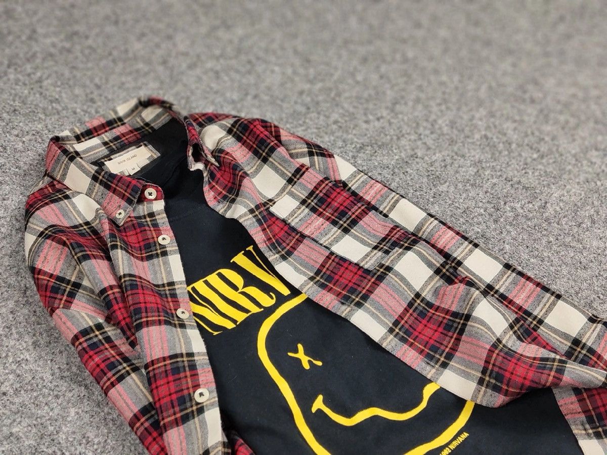 Flannel Vintage Flannel Shirt Travis Scott Style Size US M / EU 48-50 / 2 - 11 Thumbnail