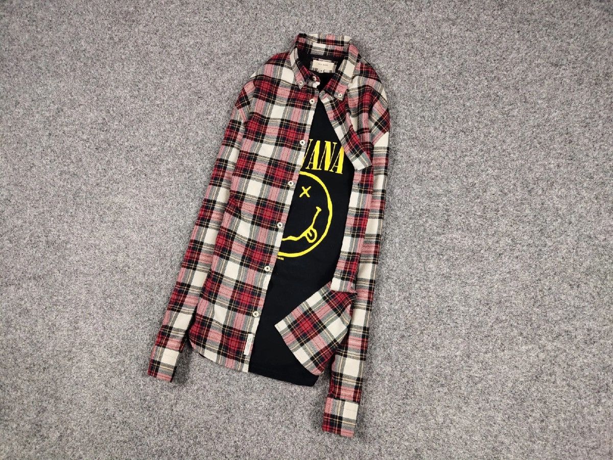 Flannel Vintage Flannel Shirt Travis Scott Style Size US M / EU 48-50 / 2 - 7 Thumbnail
