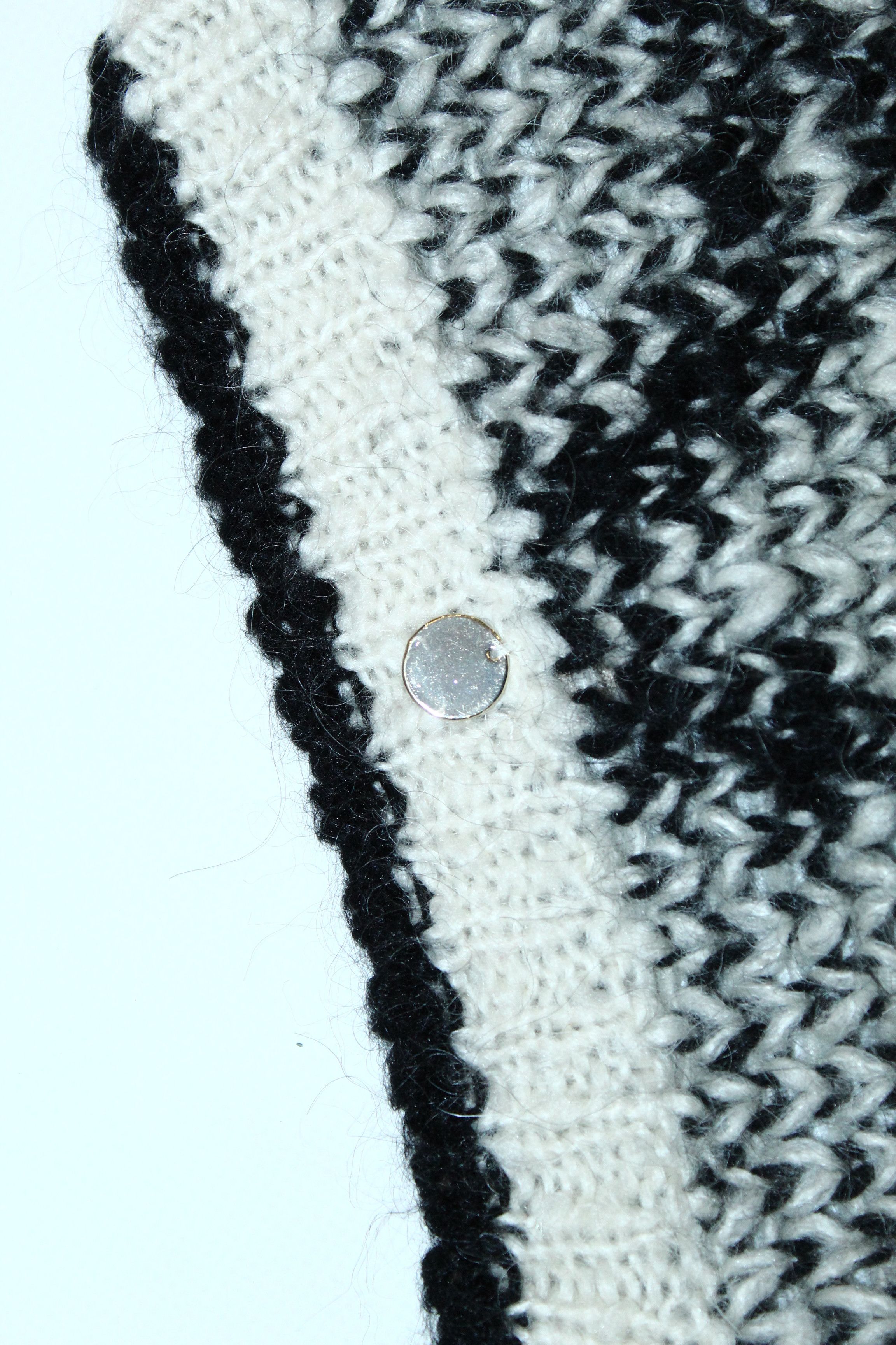 TWINSET SCEE by Twin-Set Stars Pattern Chunky Knit Mohair Sweater Size XS / US 0-2 / IT 36-38 - 12 Thumbnail