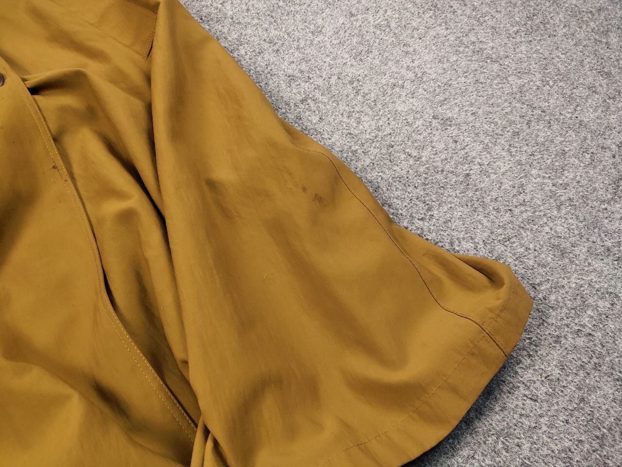 Christian Dior Monsieur Vintage 90's Christian Dior Yellow Gold Trench Coat Jacket Size M / US 6-8 / IT 42-44 - 18 Thumbnail