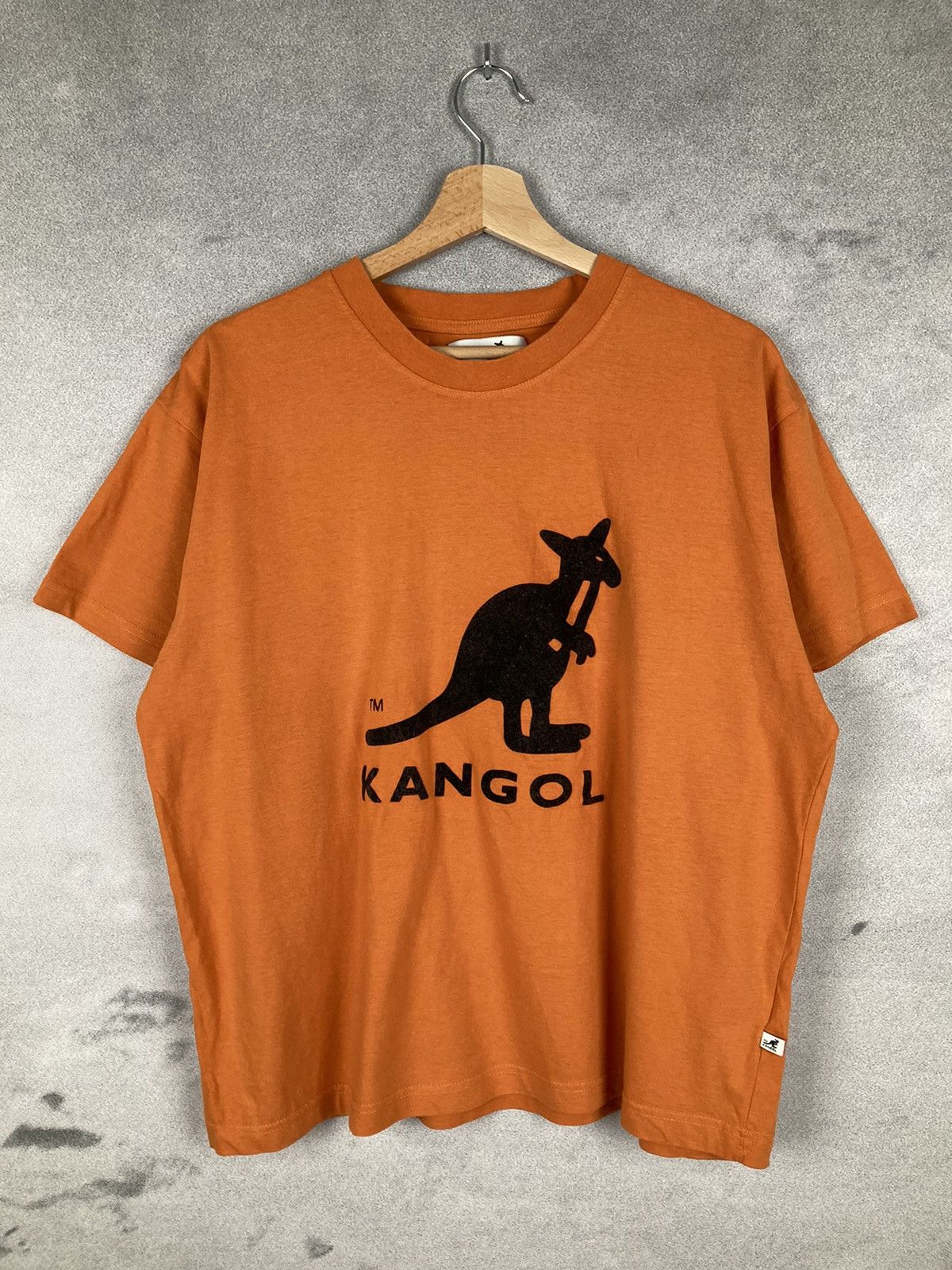 Vintage Kangol T-shirt Animal Big Logo Streetwear Rap