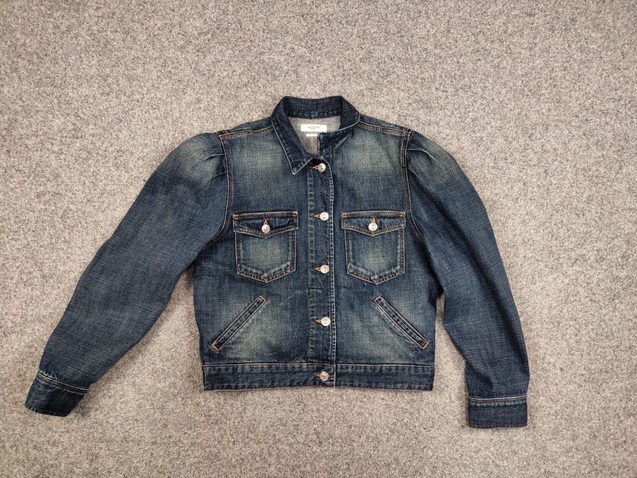 Isabel Marant Etoile Isabel Etoile Marant Bolinea Denim Puff Sleeve Jacket Size S / US 4 / IT 40 - 16 Thumbnail