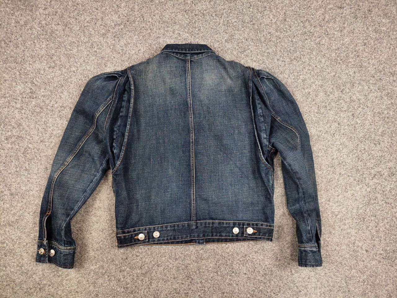 Isabel Marant Etoile Isabel Etoile Marant Bolinea Denim Puff Sleeve Jacket Size S / US 4 / IT 40 - 14 Thumbnail