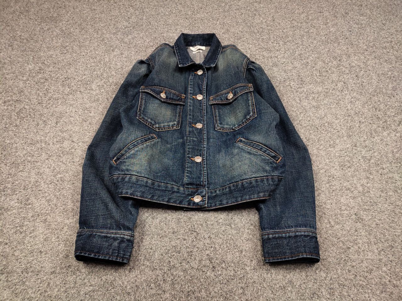 Isabel Marant Etoile Isabel Etoile Marant Bolinea Denim Puff Sleeve Jacket Size S / US 4 / IT 40 - 2 Thumbnail