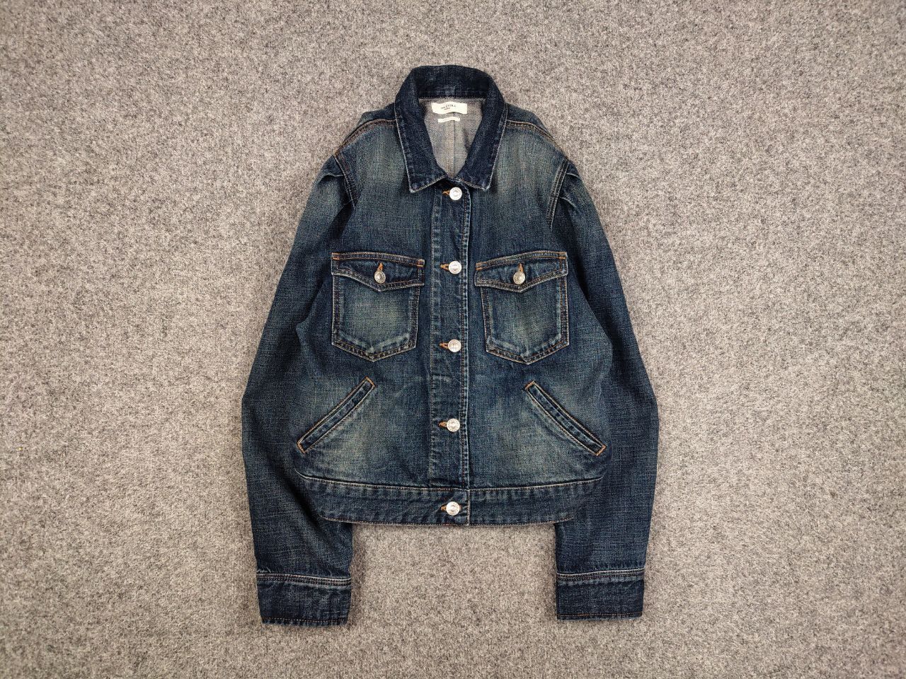 Isabel Marant Etoile Isabel Etoile Marant Bolinea Denim Puff Sleeve Jacket Size S / US 4 / IT 40 - 1 Thumbnail