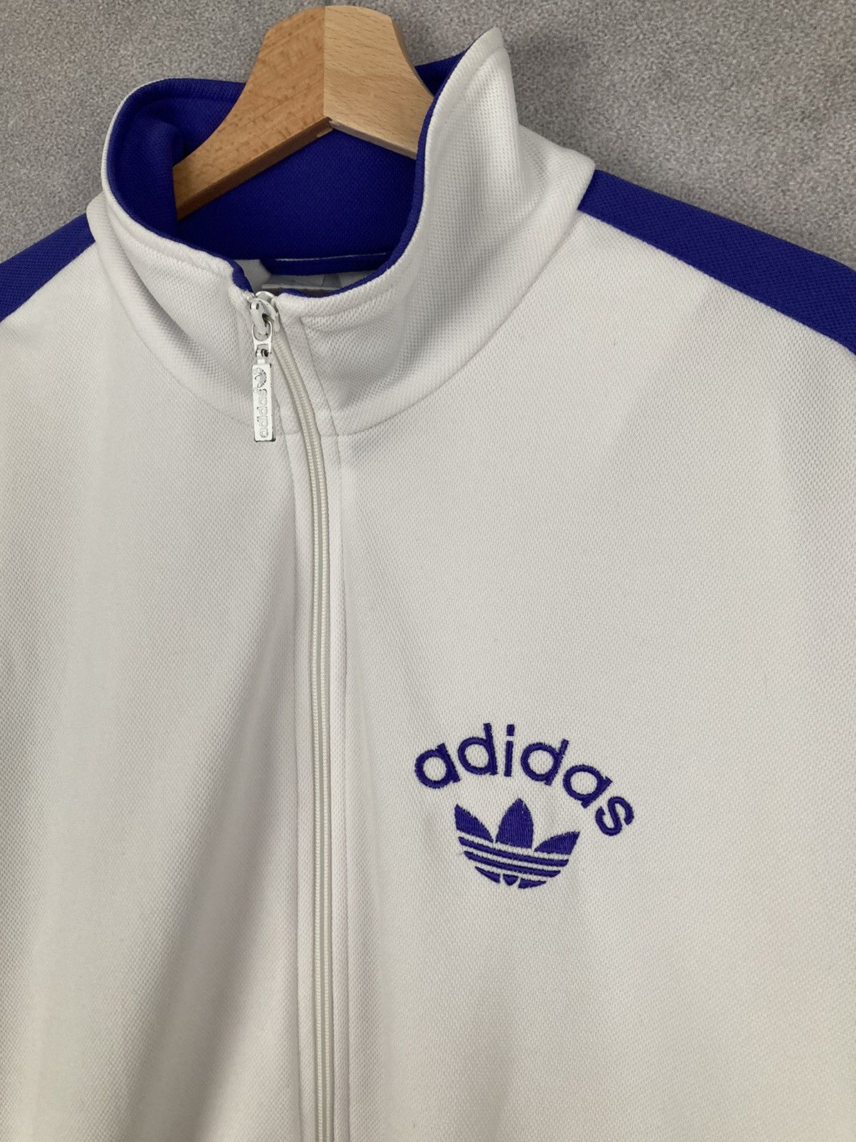 Adidas Vintage Adidas 90s Zip Sweatshirt Retro 3Stripes Logo Size US L / EU 52-54 / 3 - 3 Thumbnail