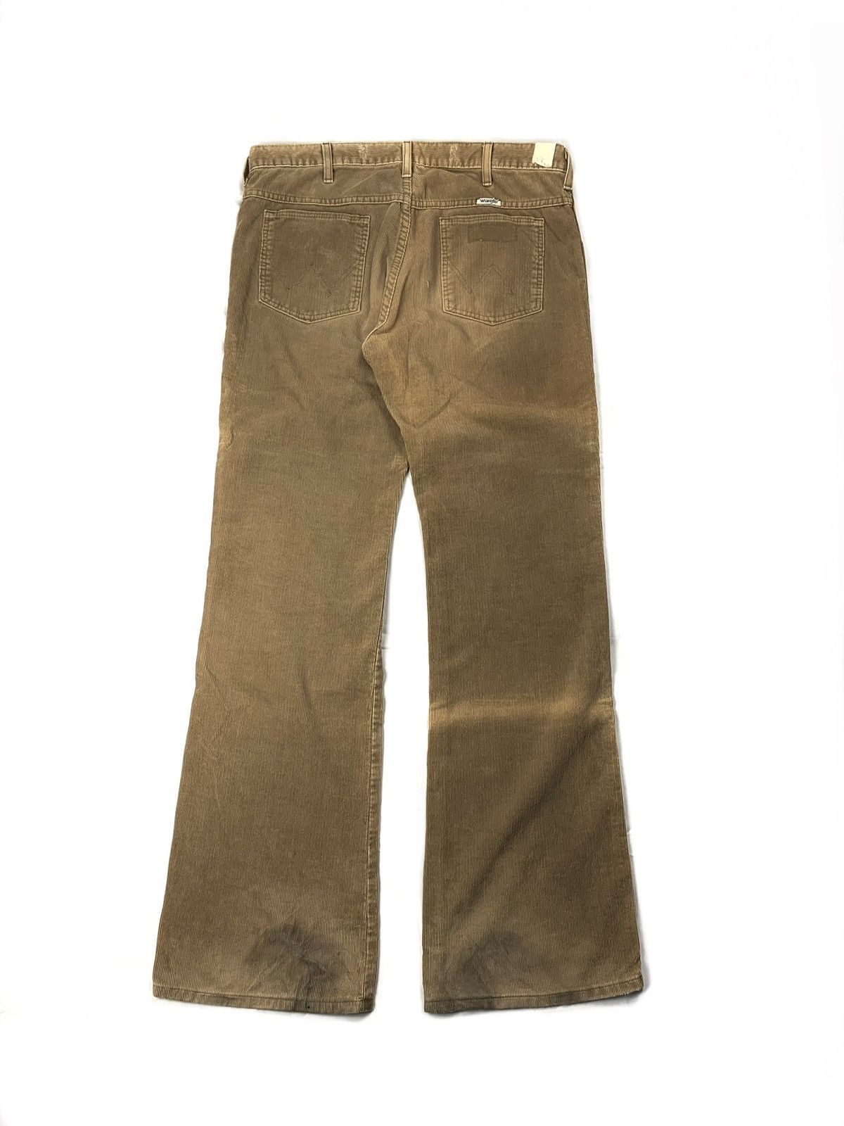 Hoolywood x Wrangler Beige Corduroy Bootcut Trousers