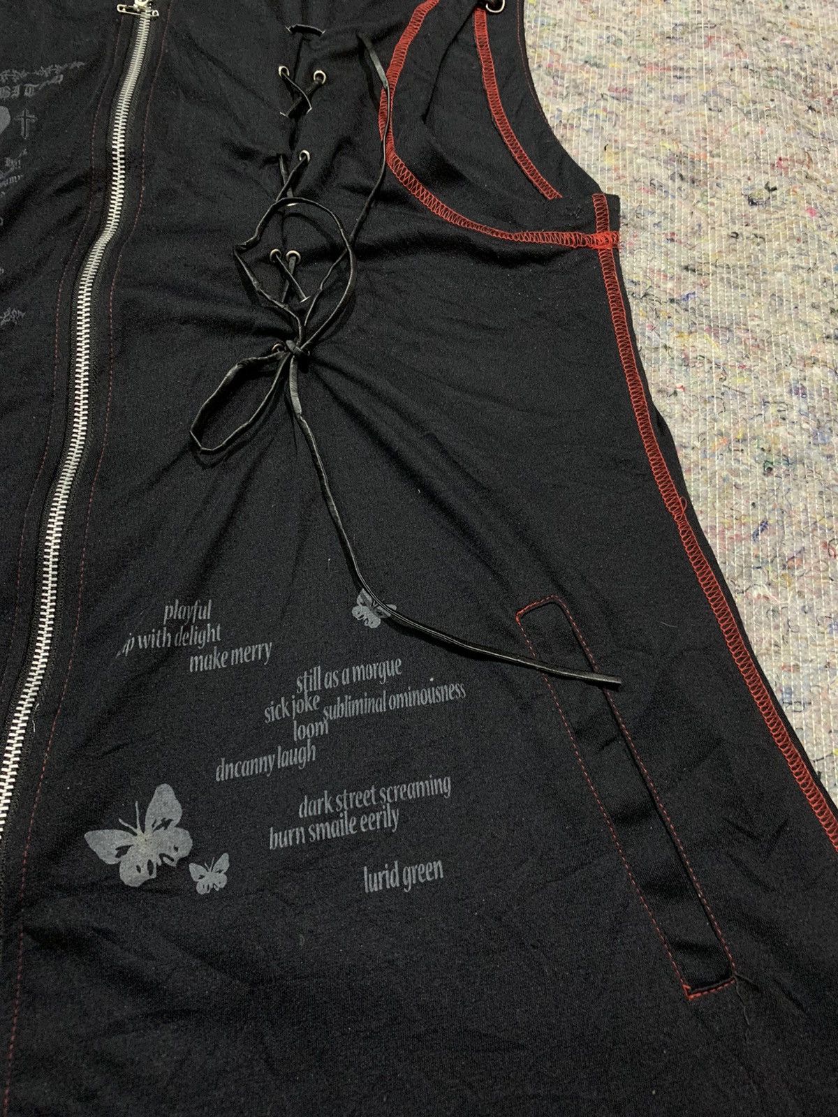 If Six Was Nine 💸BINDINGOFFER💸ZJ PUNX 666 DEVIL HOODIE Size US L / EU 52-54 / 3 - 4 Thumbnail