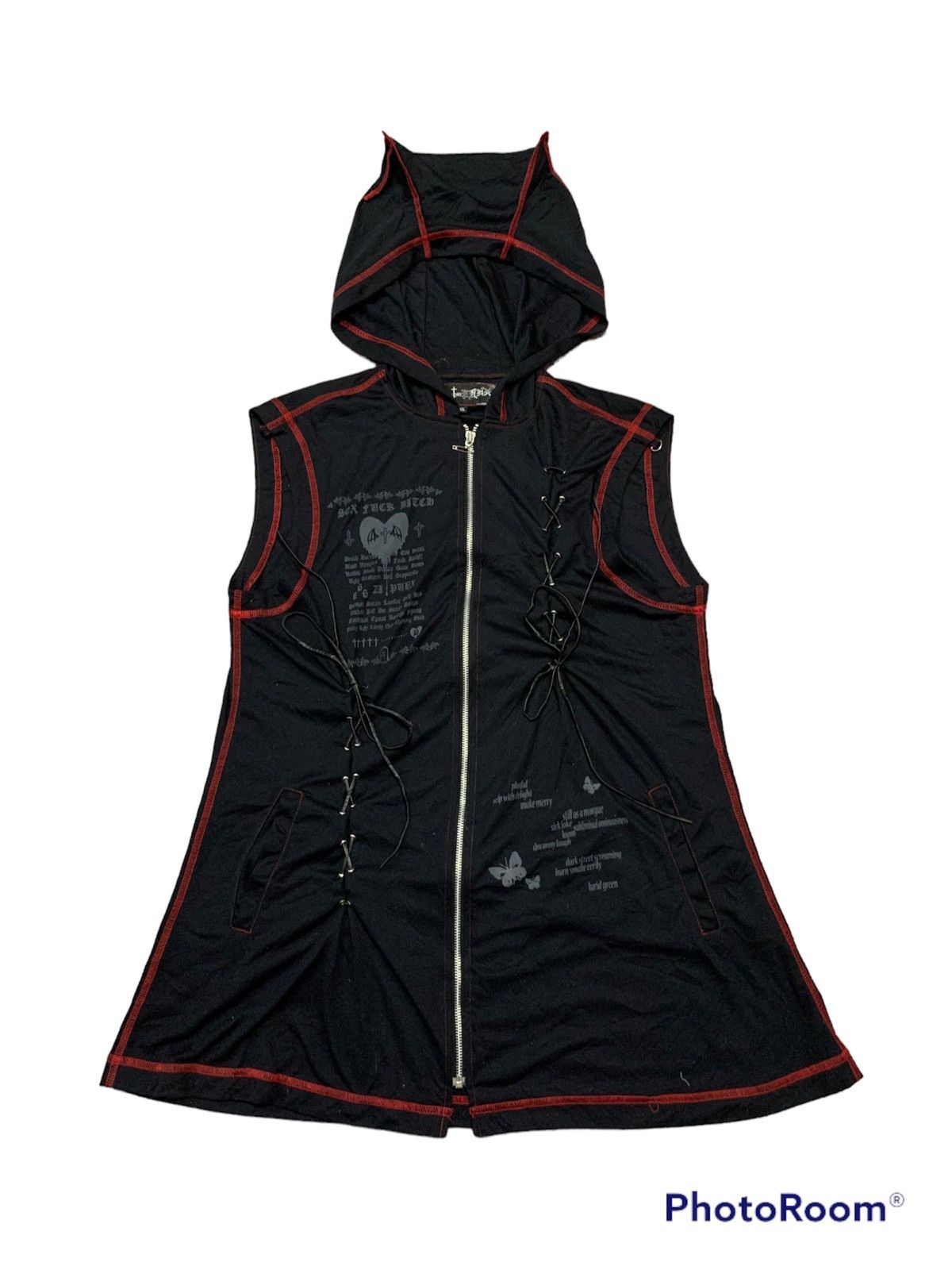 If Six Was Nine 💸BINDINGOFFER💸ZJ PUNX 666 DEVIL HOODIE Size US L / EU 52-54 / 3 - 1 Thumbnail