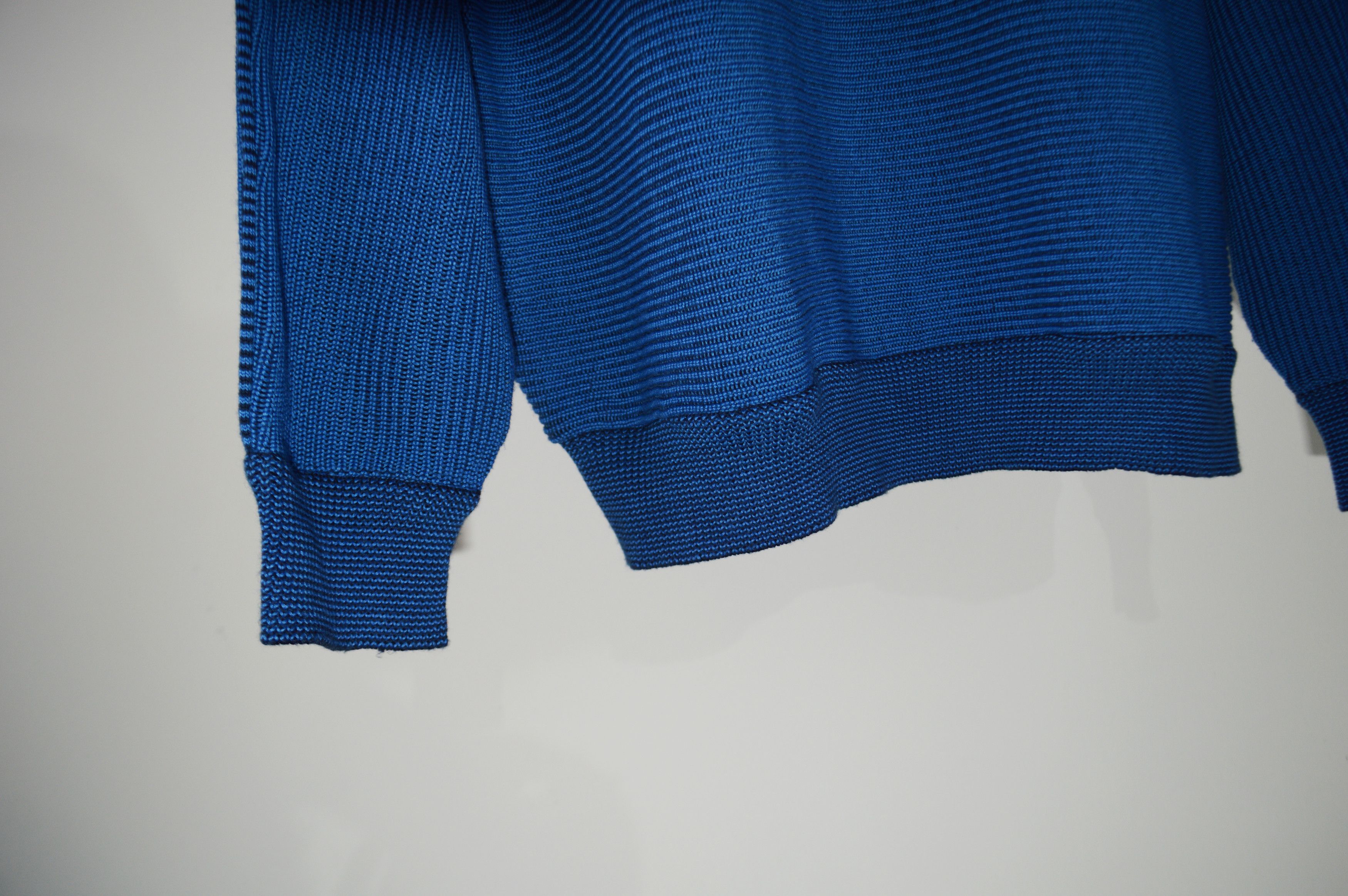 Carlo Colucci Carlo Colucci 1/4 Zip Rib Wool Belnd Pullover Sweater Size US XXL / EU 58 / 5 - 6 Thumbnail